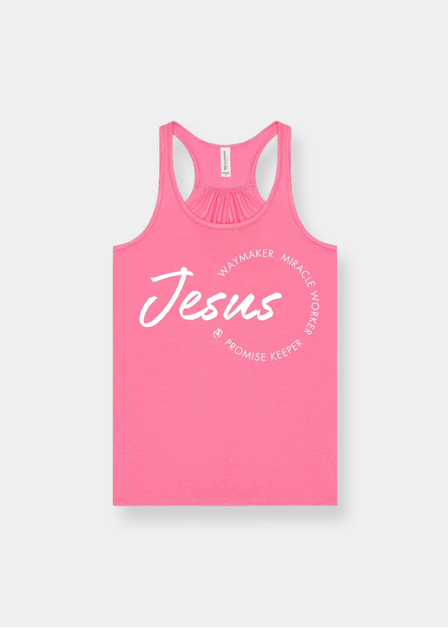 Women's Flowy Racerback Tank - Hot Pink