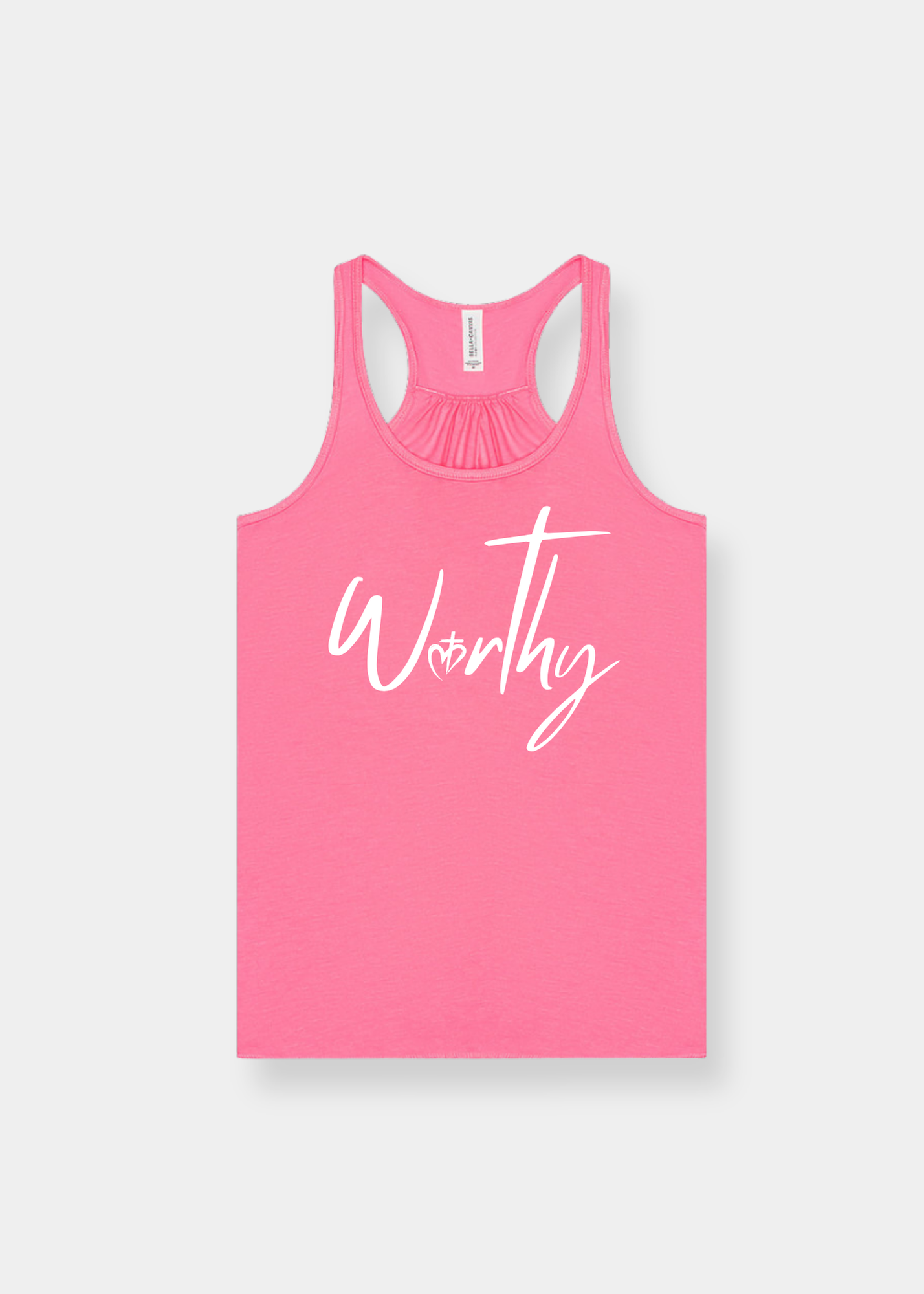 Women's Flowy Racerback Tank - Hot Pink