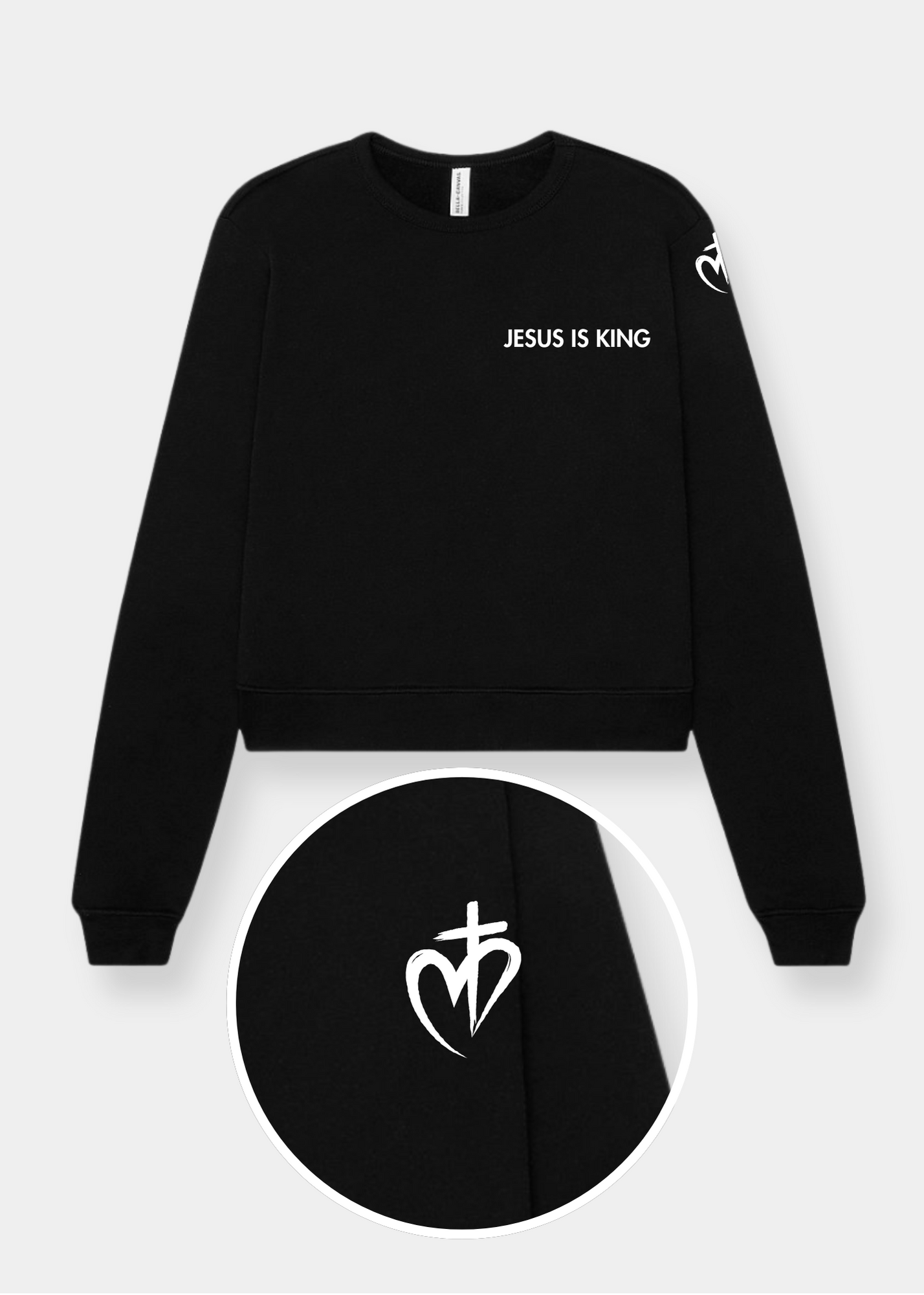 Women's Classic Crewneck Sweatshirt - Black