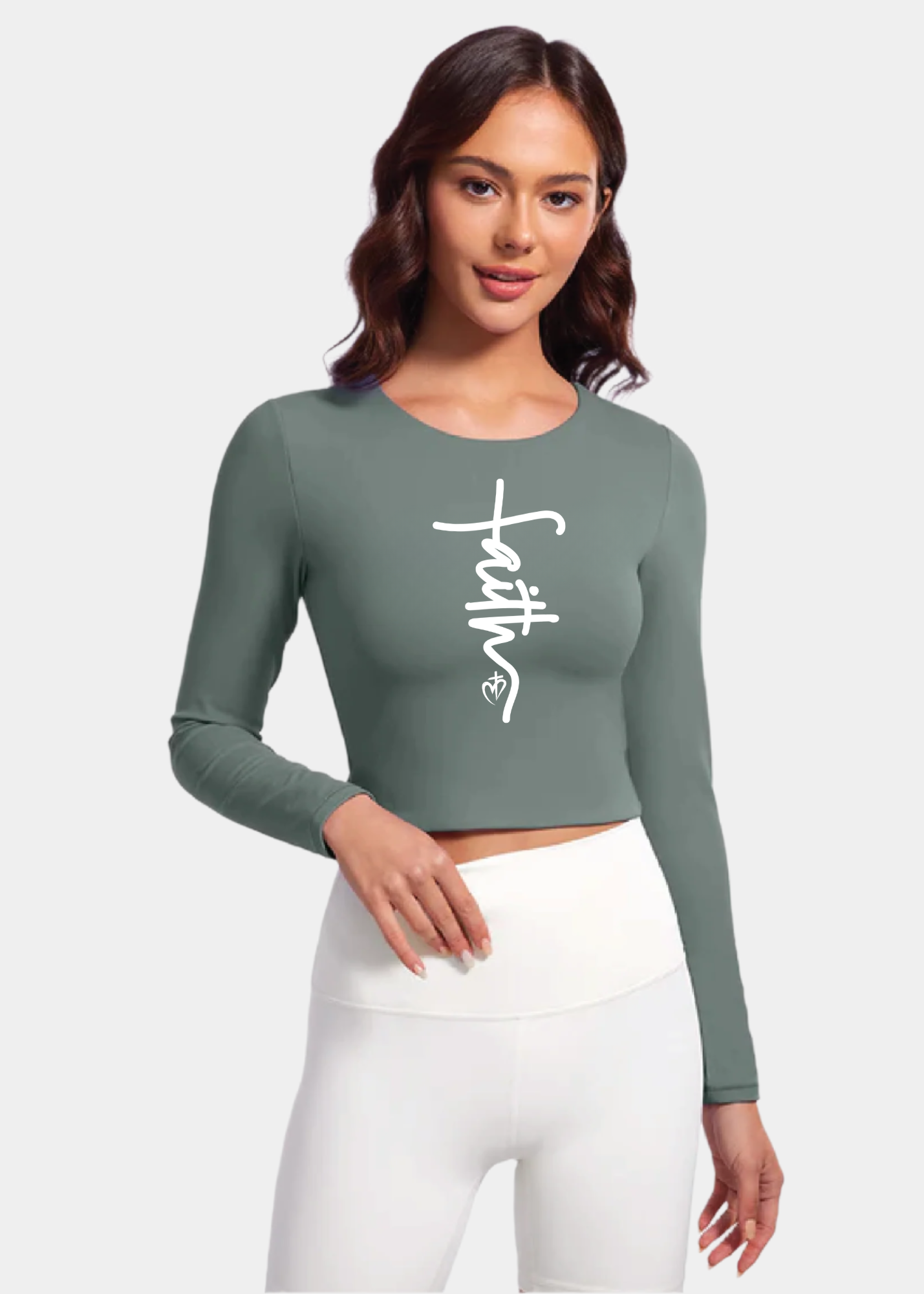 Butterluxe Double Lined Cropped Long Sleeves