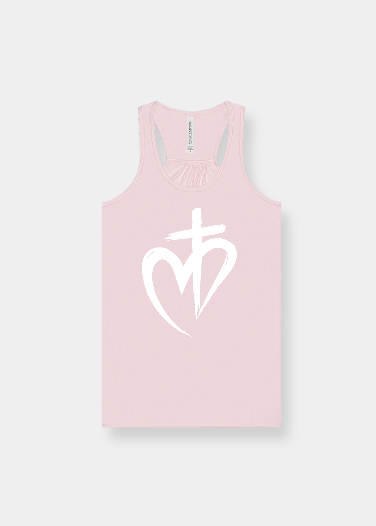 Women's Flowy Racerback Tank - Soft Pink