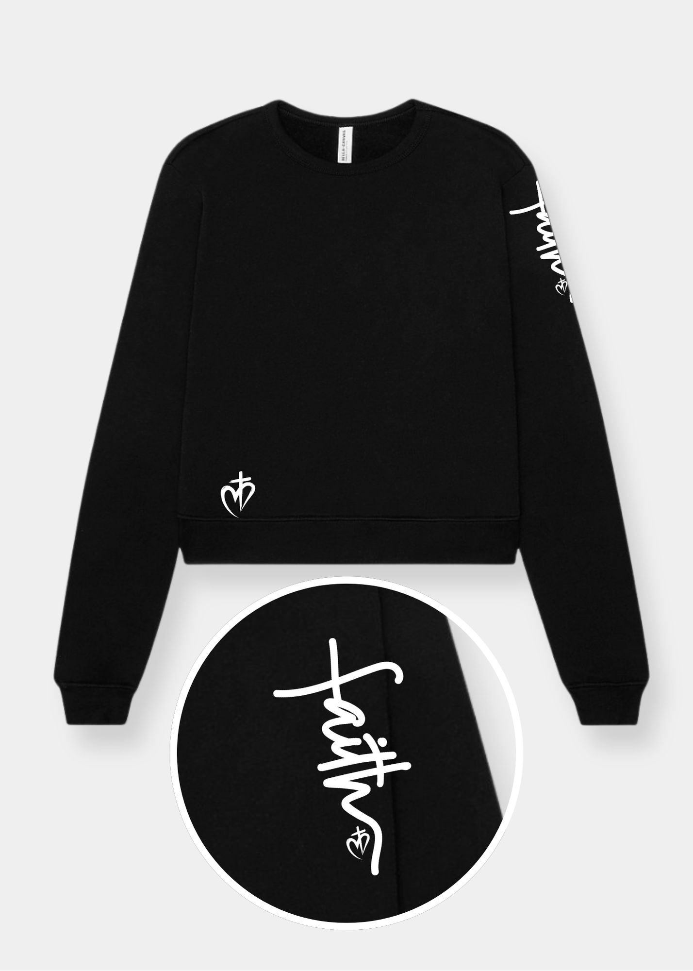 Women's Classic Crewneck Sweatshirt - Black