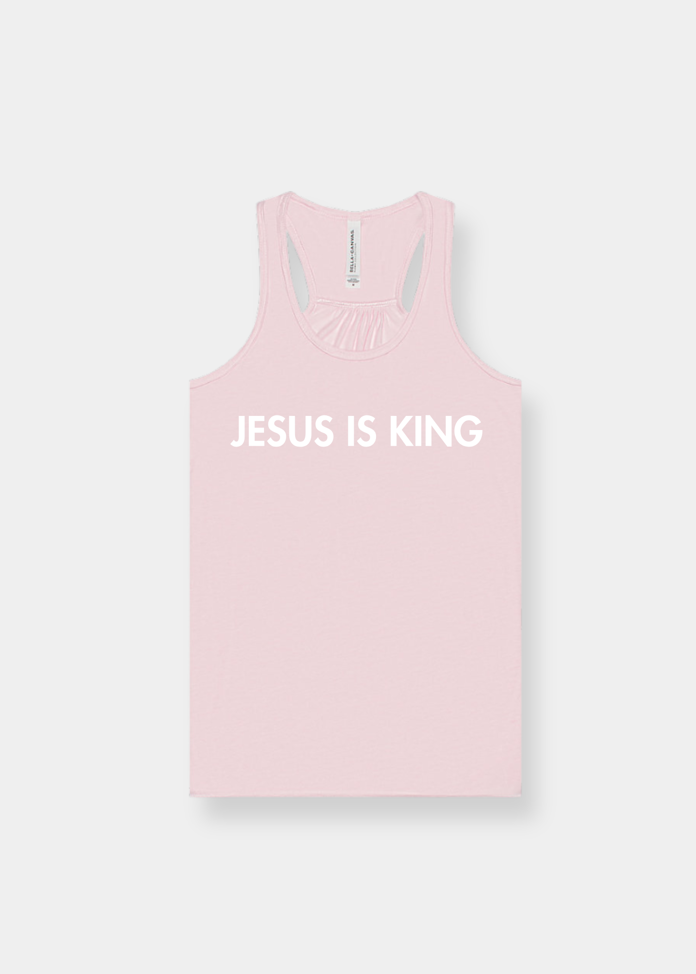 Women's Flowy Racerback Tank - Soft Pink