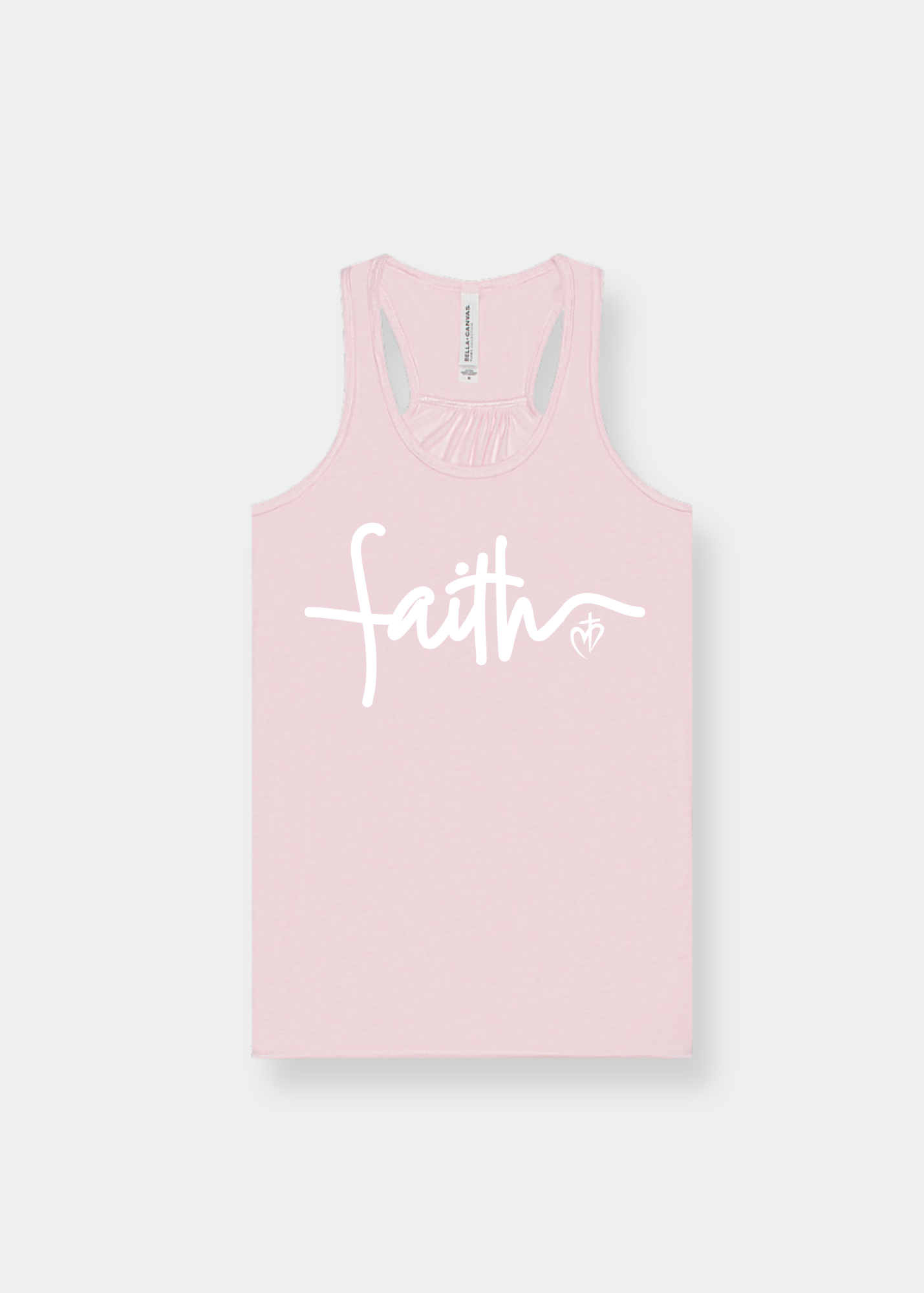 Women's Flowy Racerback Tank - Soft Pink