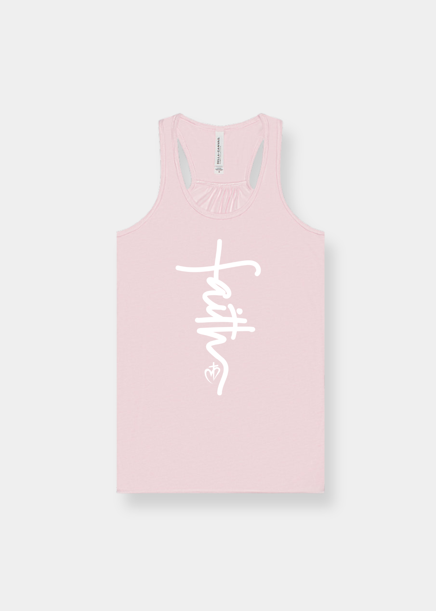 Women's Flowy Racerback Tank - Soft Pink