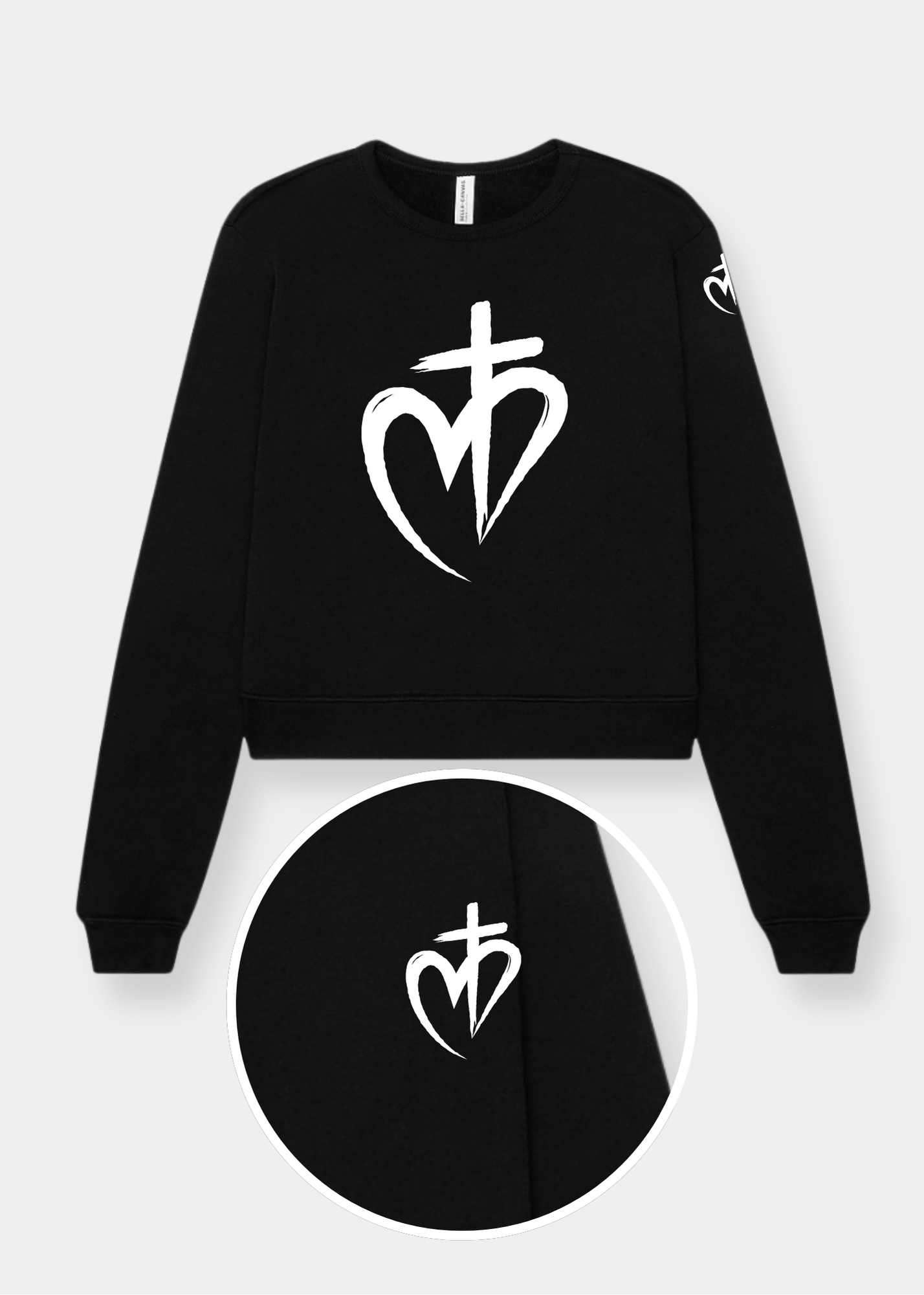 Women's Classic Crewneck Sweatshirt - Black