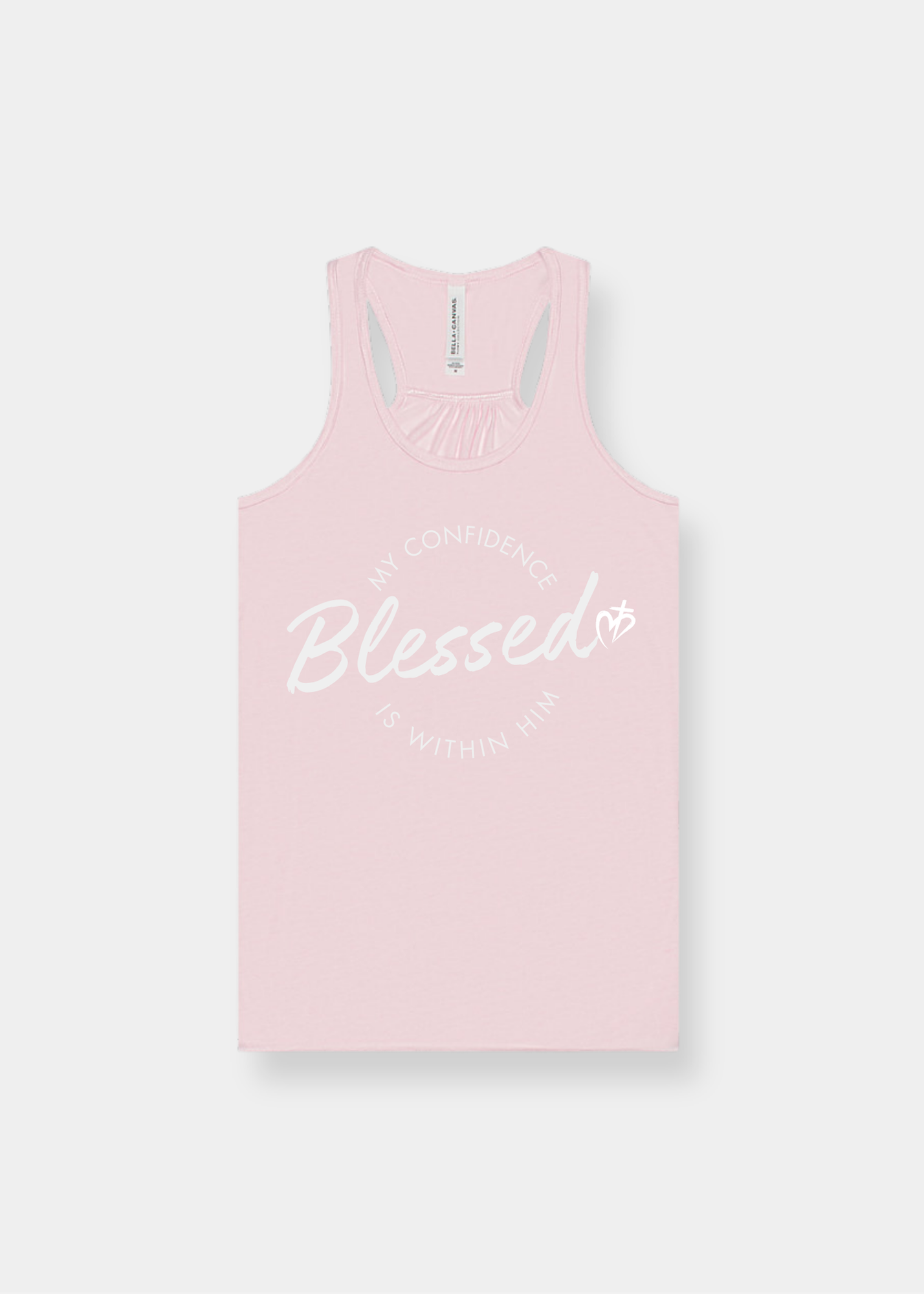 Women's Flowy Racerback Tank - Soft Pink