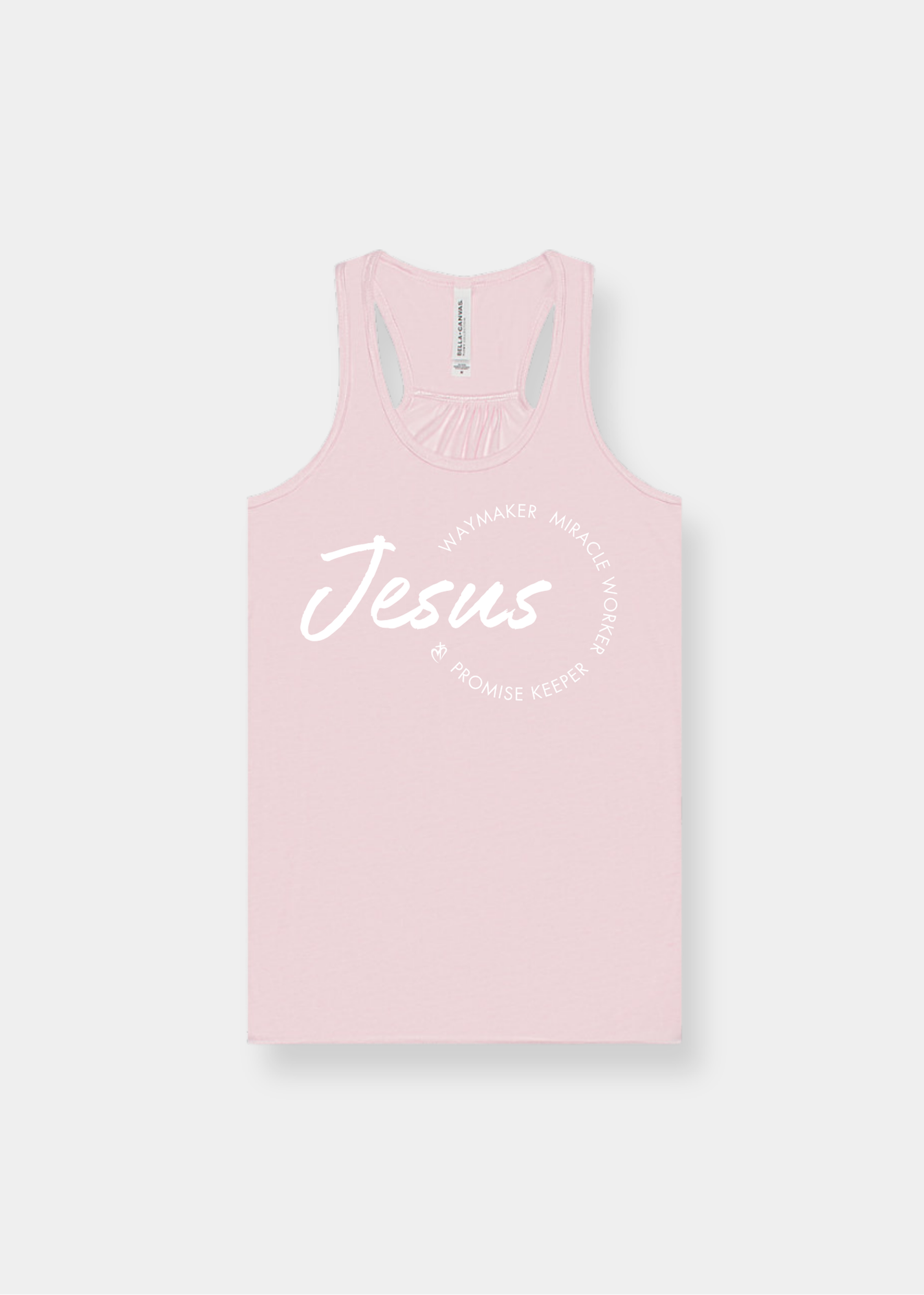 Women's Flowy Racerback Tank - Soft Pink