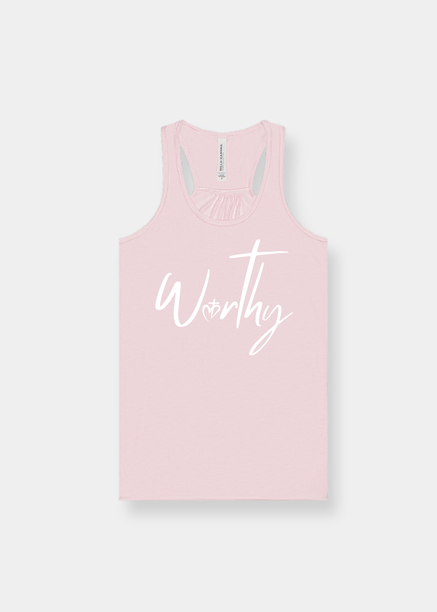 Women's Flowy Racerback Tank - Soft Pink