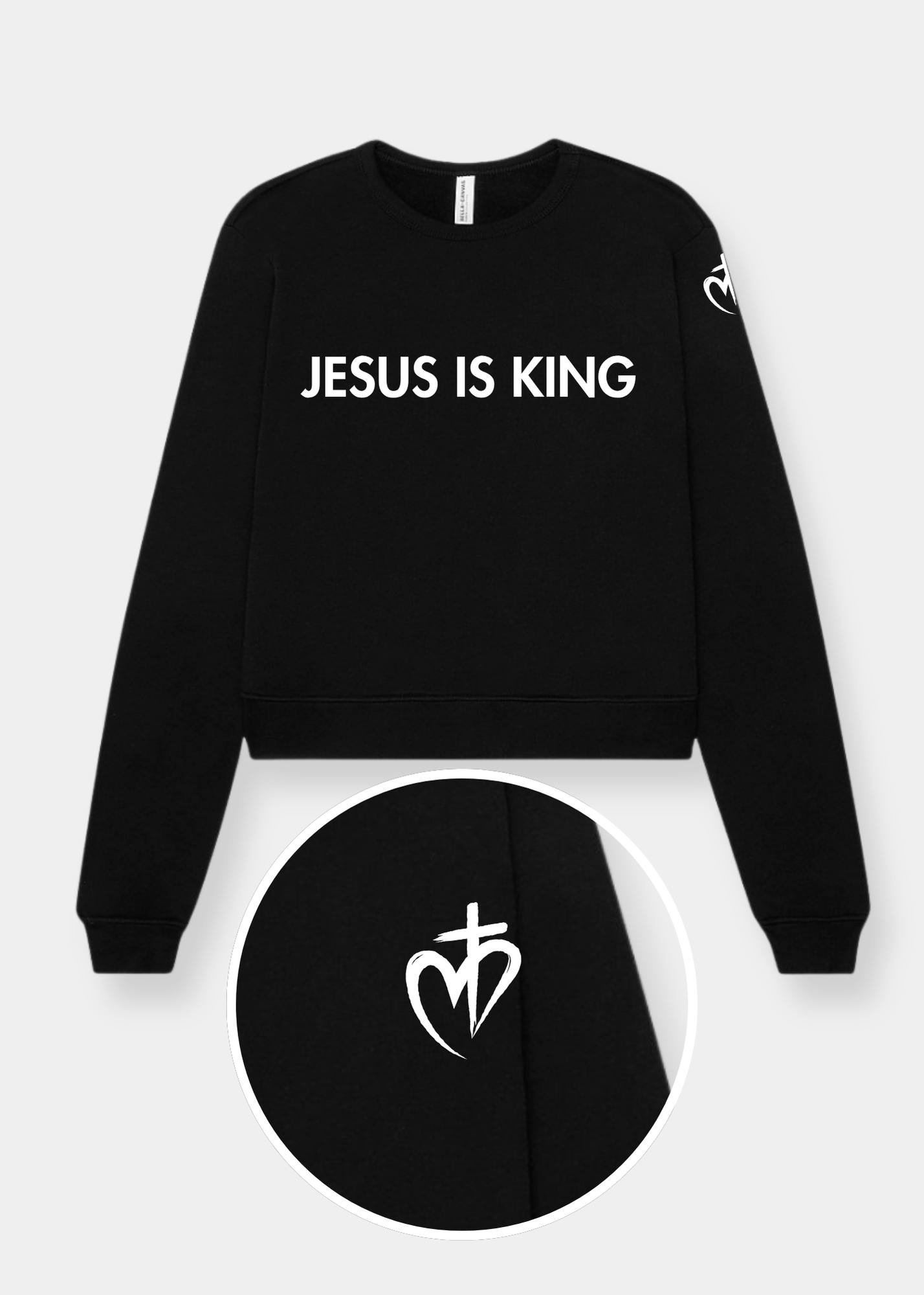 Women's Classic Crewneck Sweatshirt - Black