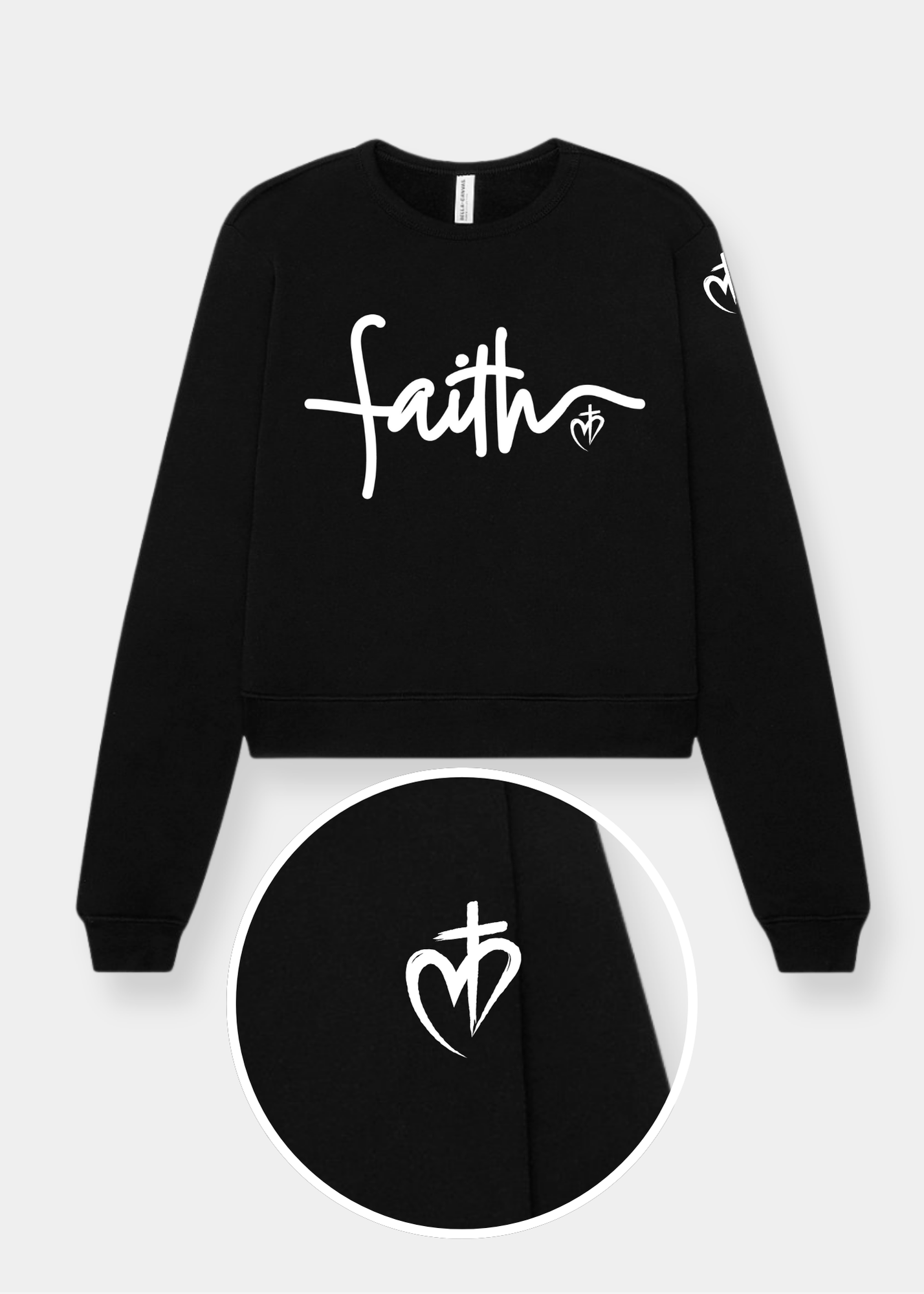 Women's Classic Crewneck Sweatshirt - Black
