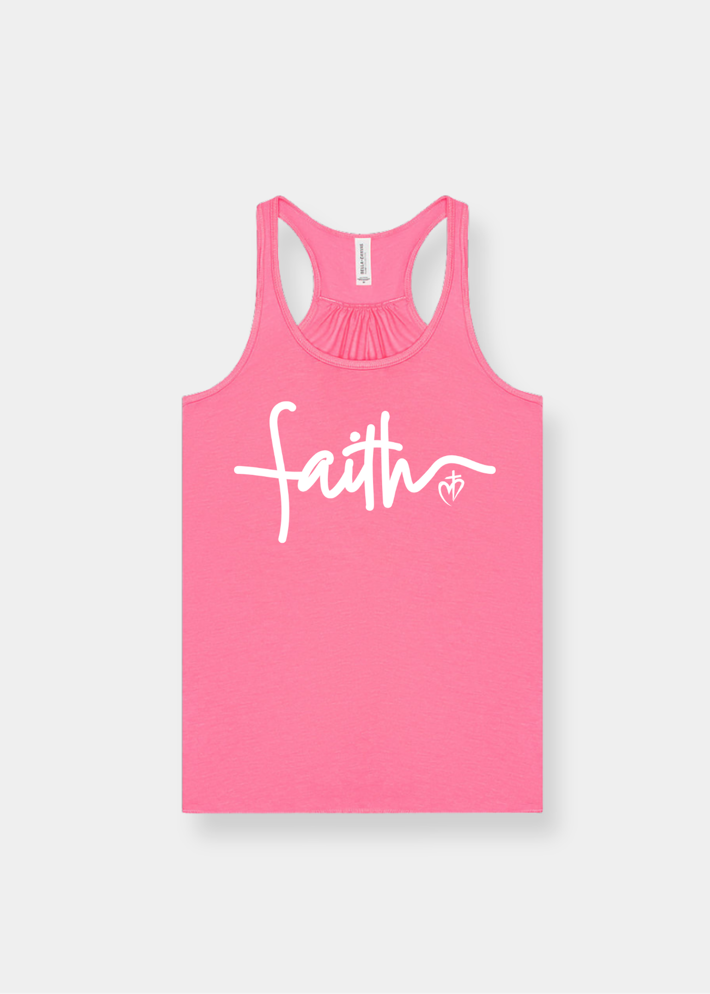 Women's Flowy Racerback Tank - Hot Pink