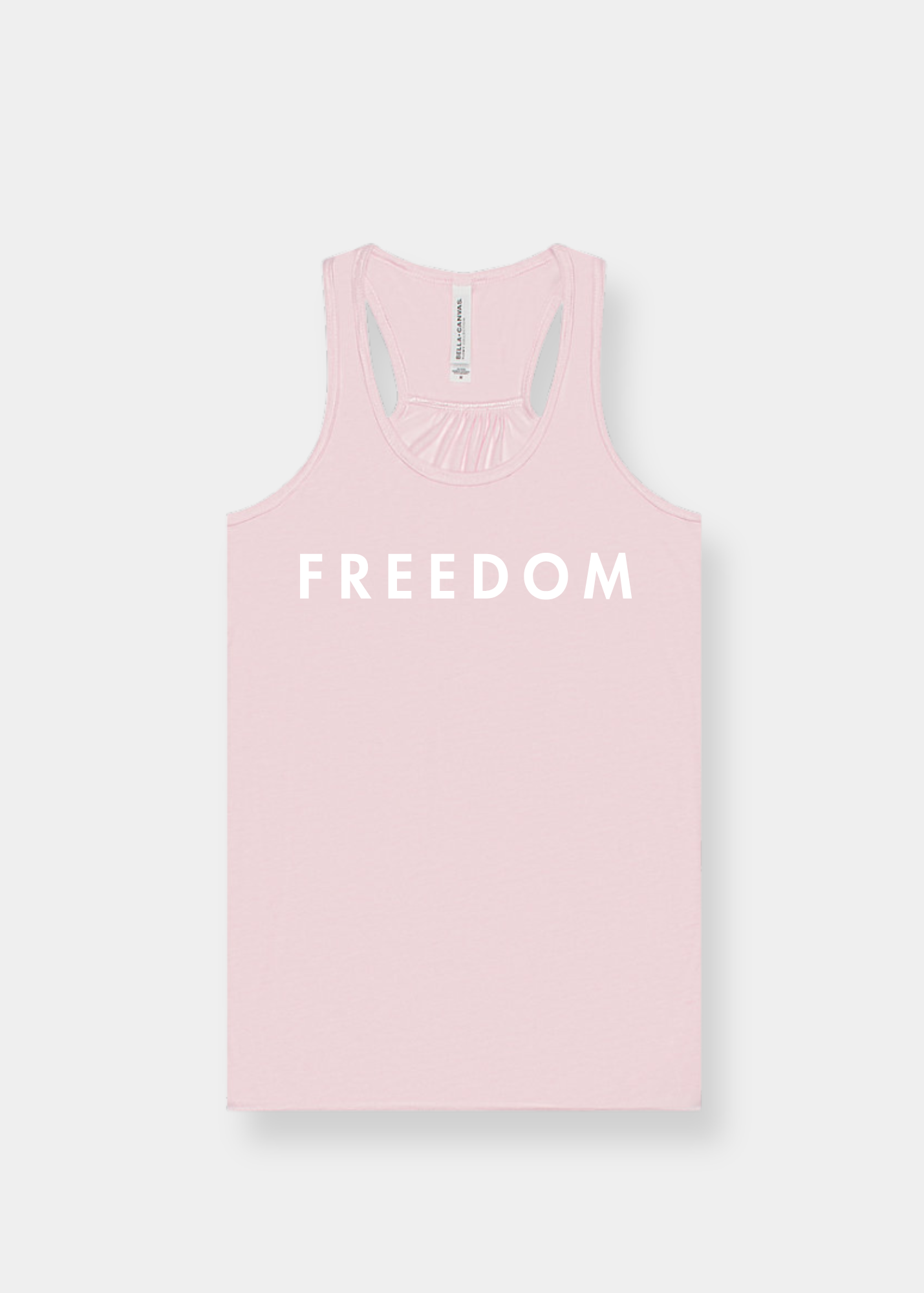 Women's Flowy Racerback Tank - FREEDOM