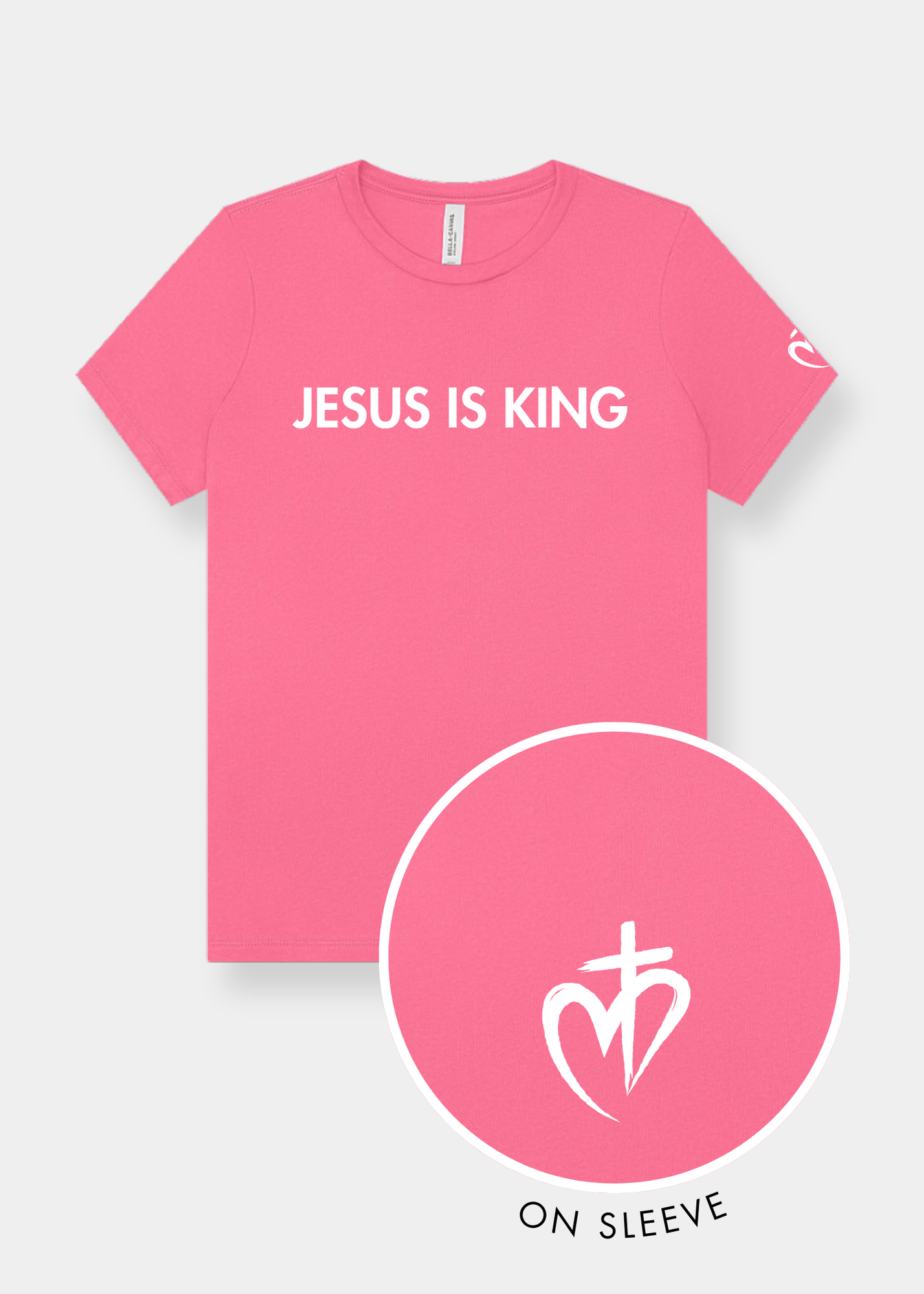 Women's Relaxed Jersey Short Sleeve Tee - Charity Pink