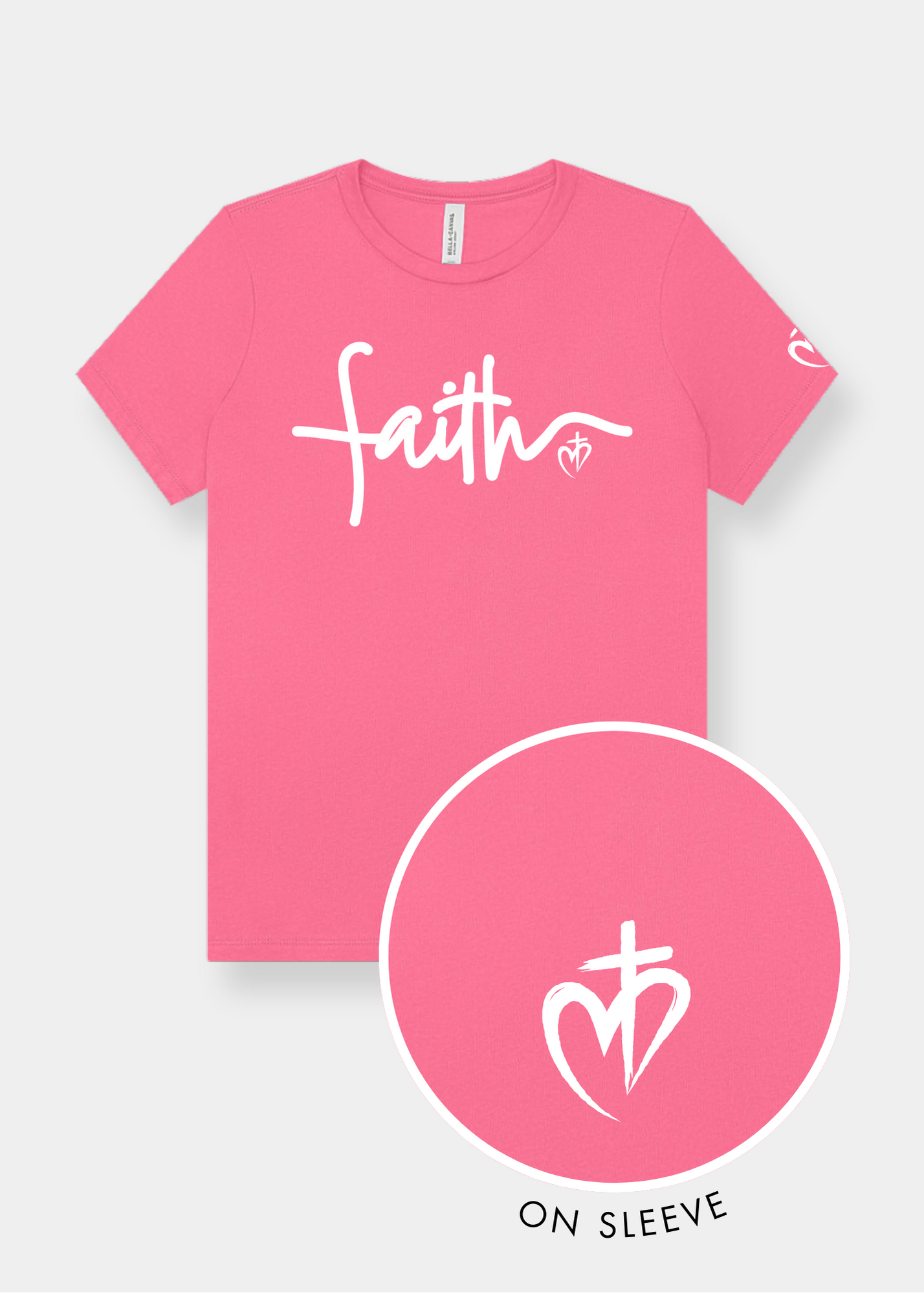 Women's Relaxed Jersey Short Sleeve Tee - Charity Pink