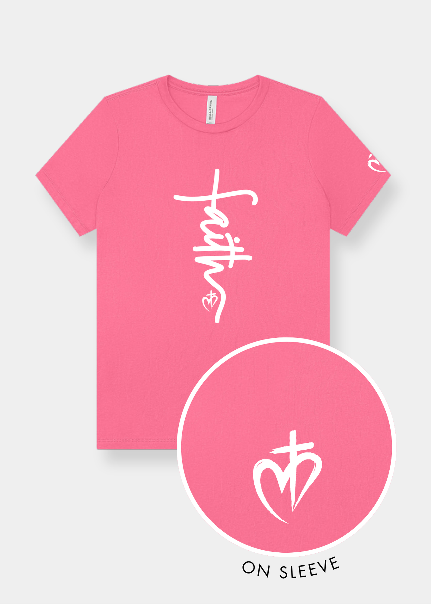 Women's Relaxed Jersey Short Sleeve Tee - Charity Pink