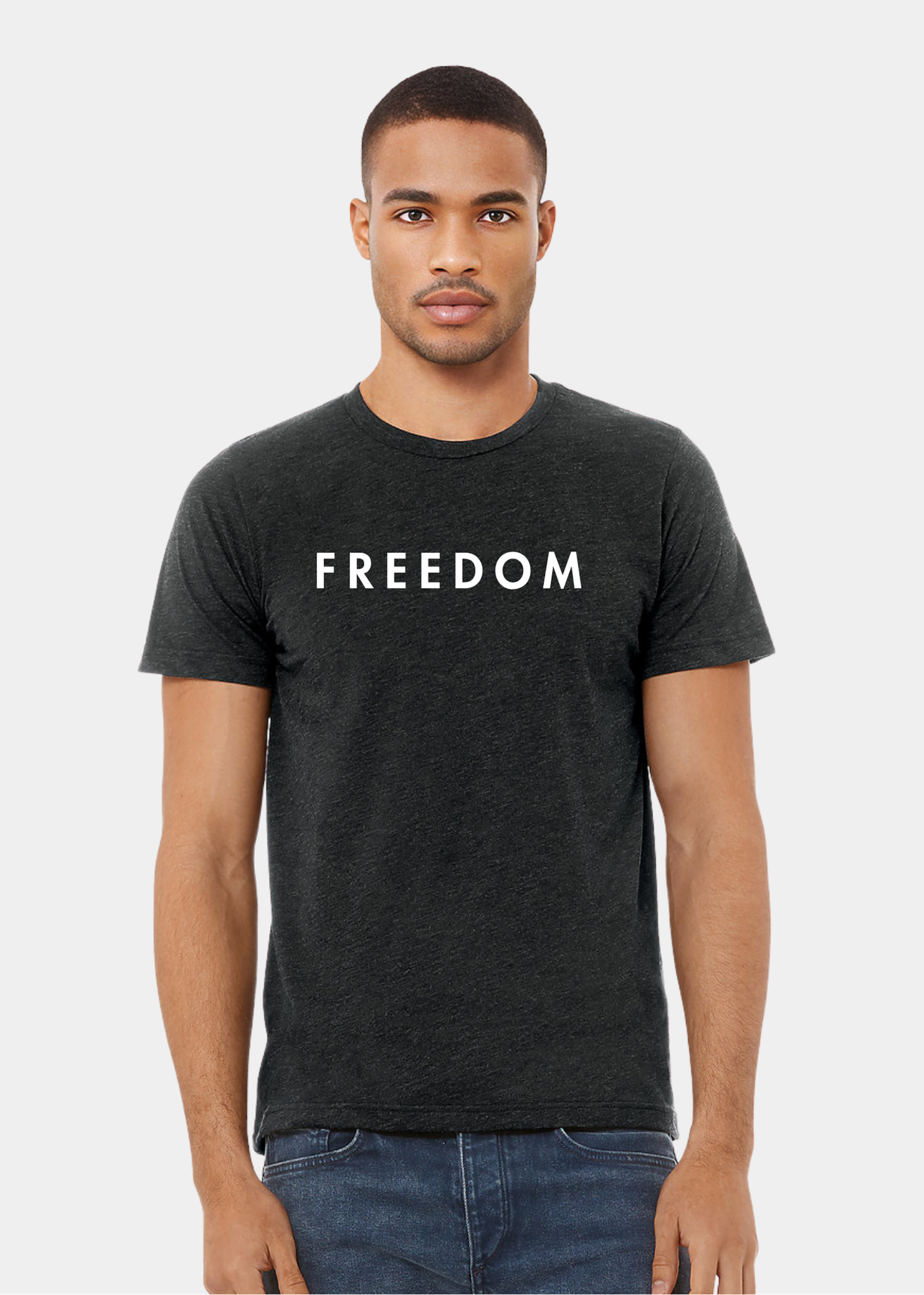 Men's Triblend Short Sleeve Tee - FREEDOM
