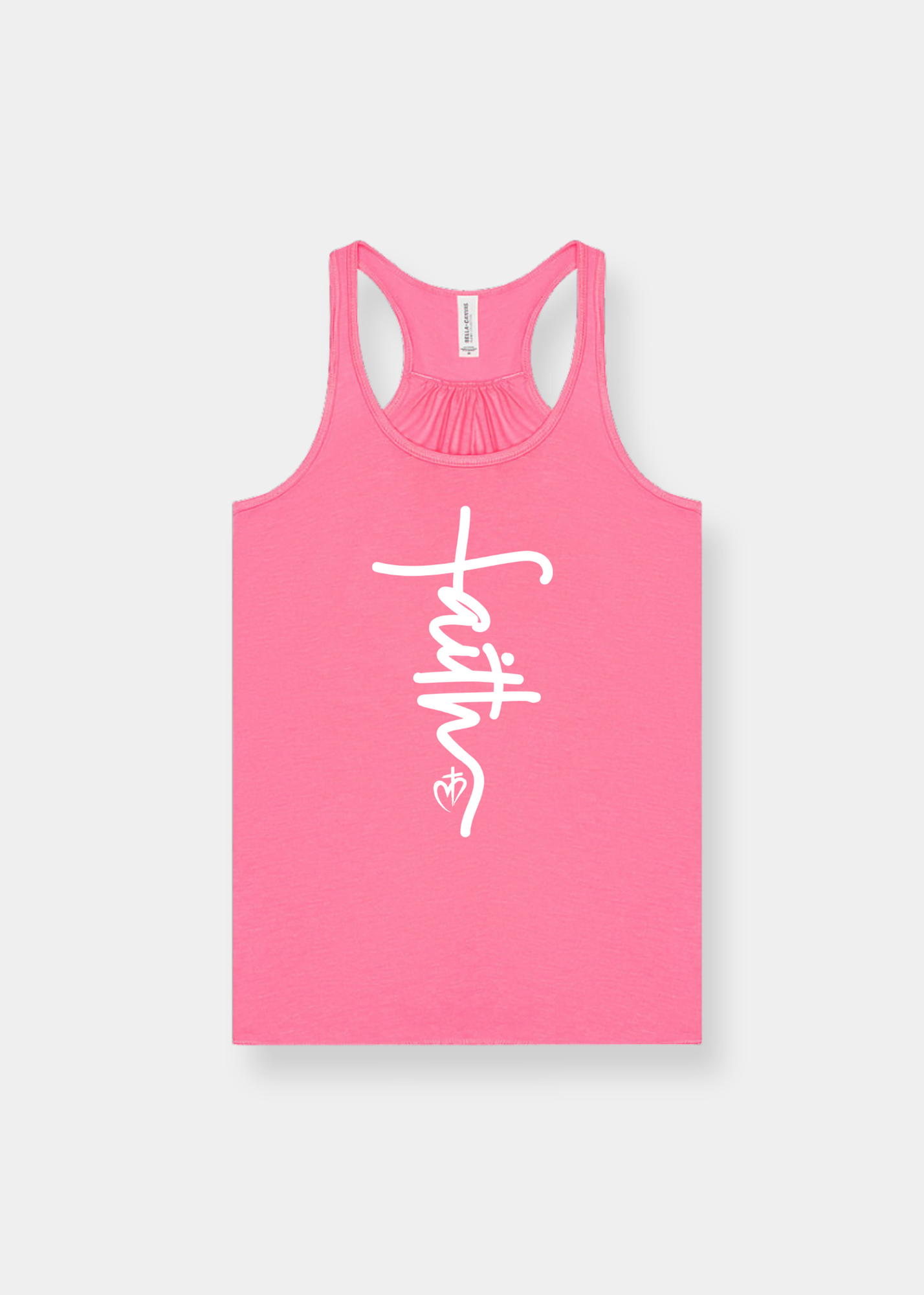 Women's Flowy Racerback Tank - Hot Pink