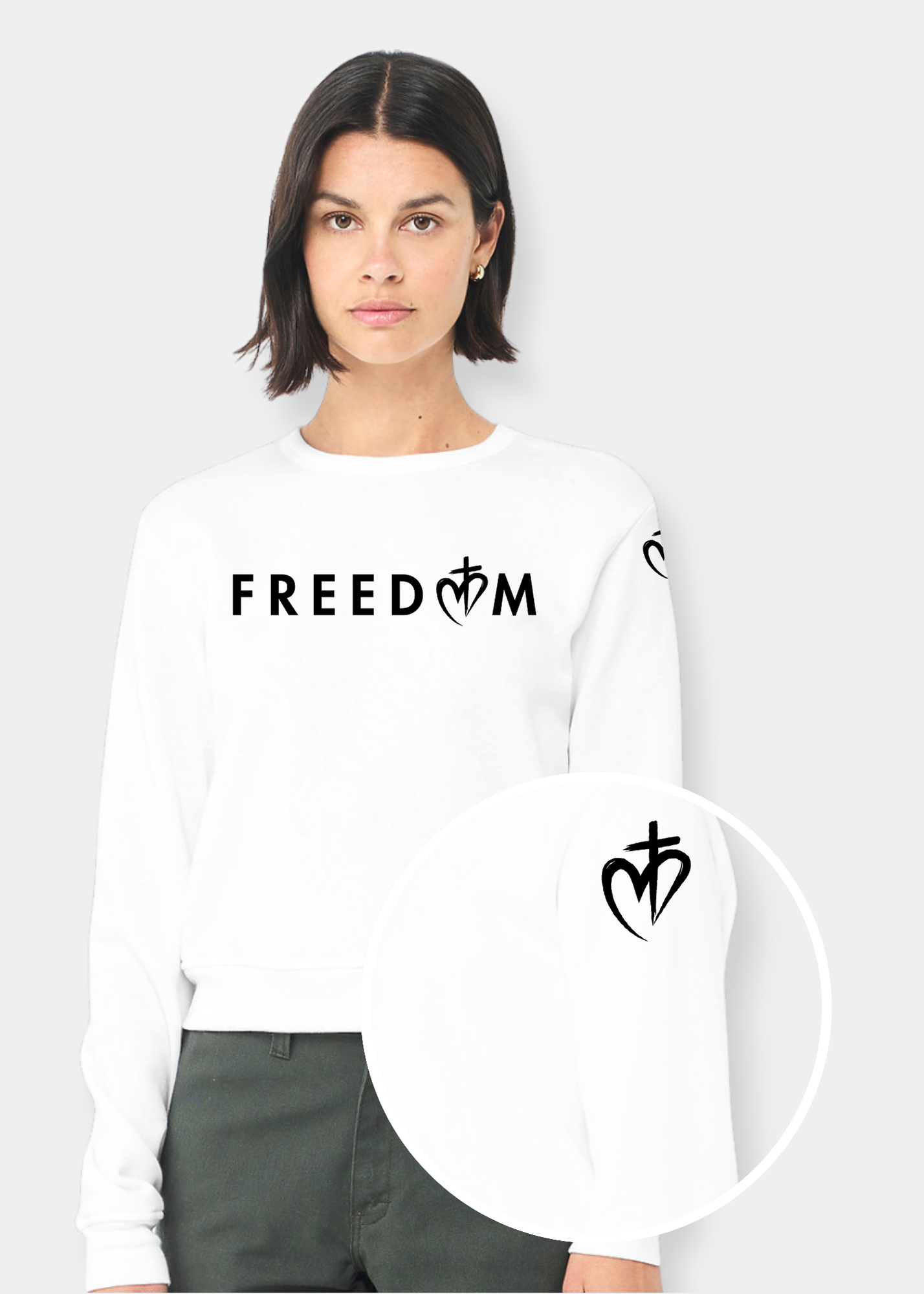 Women's Classic Crewneck Sweatshirt - FREEDOM
