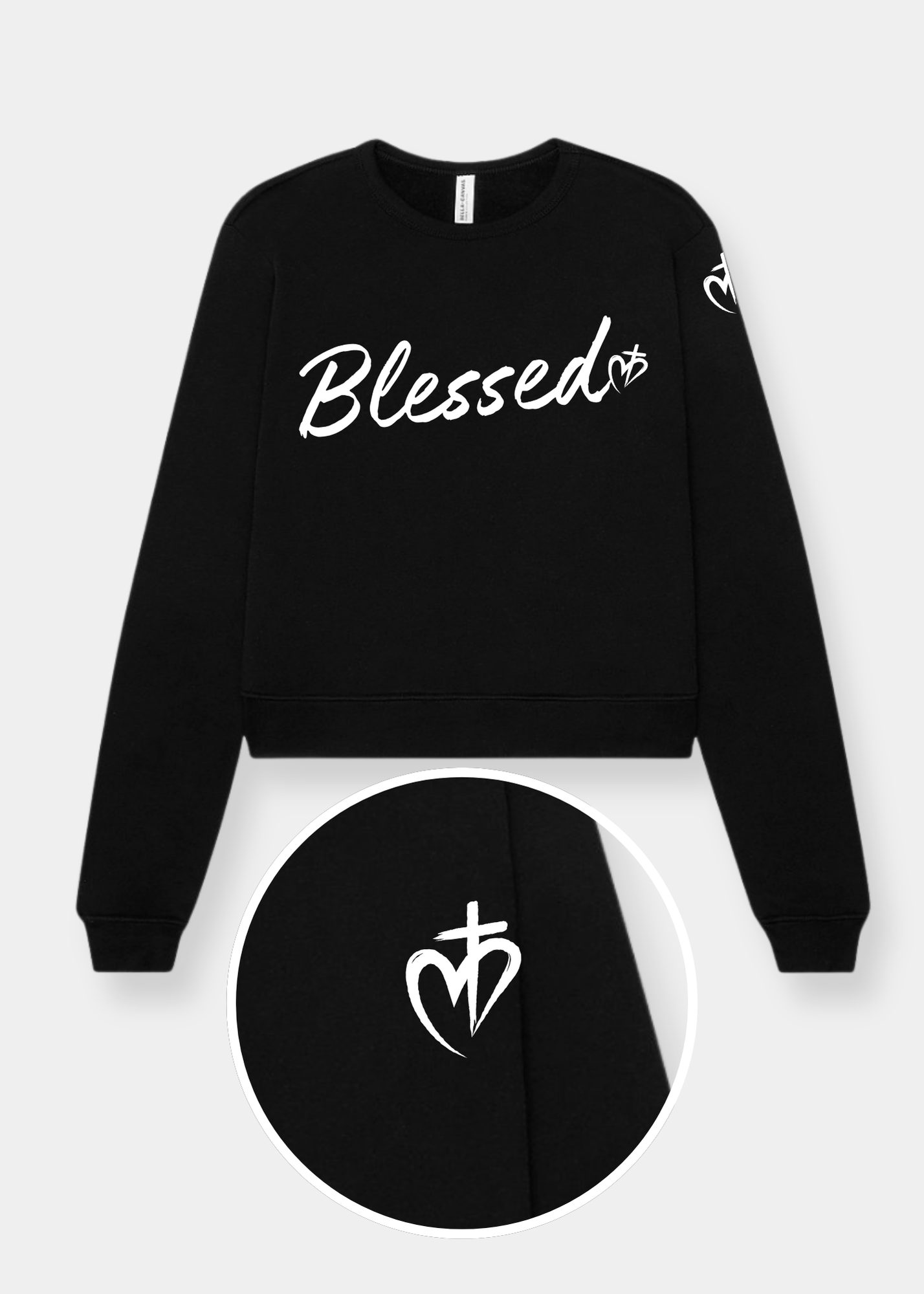 Women's Classic Crewneck Sweatshirt - Black