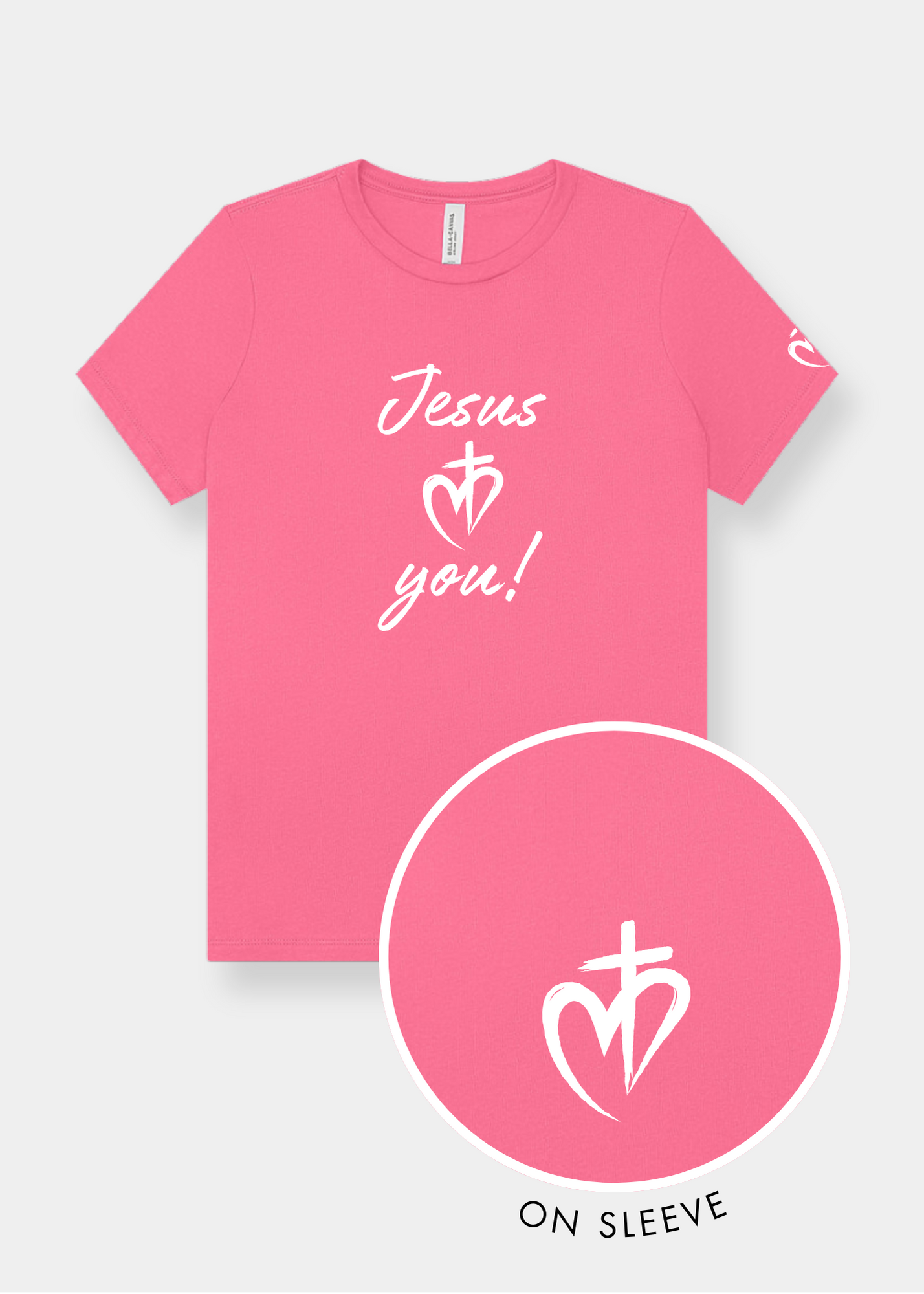 Women's Relaxed Jersey Short Sleeve Tee - Charity Pink