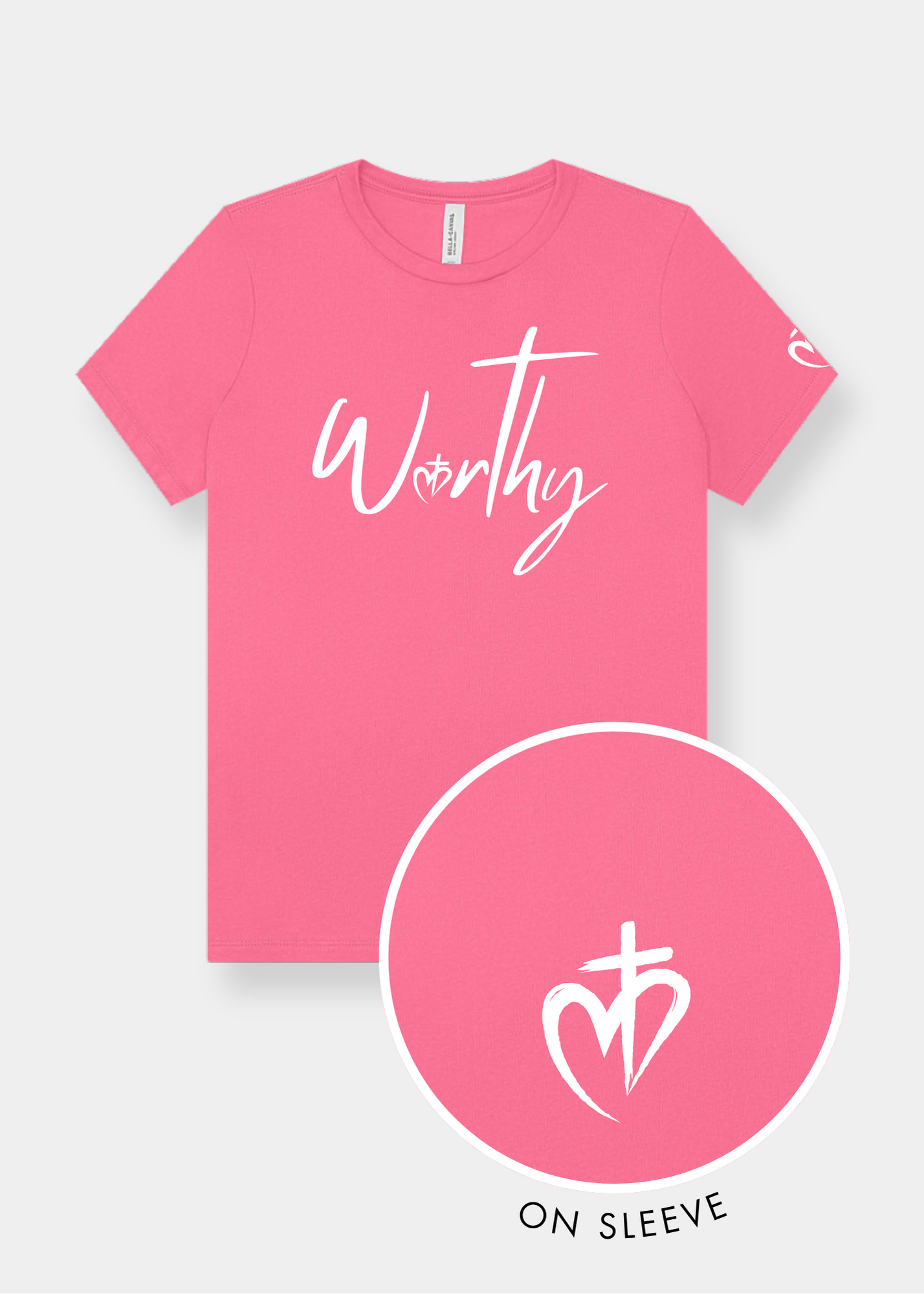 Women's Relaxed Jersey Short Sleeve Tee - Charity Pink