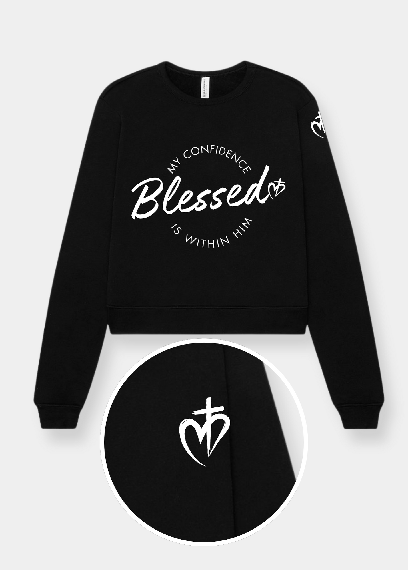 Women's Classic Crewneck Sweatshirt - Black