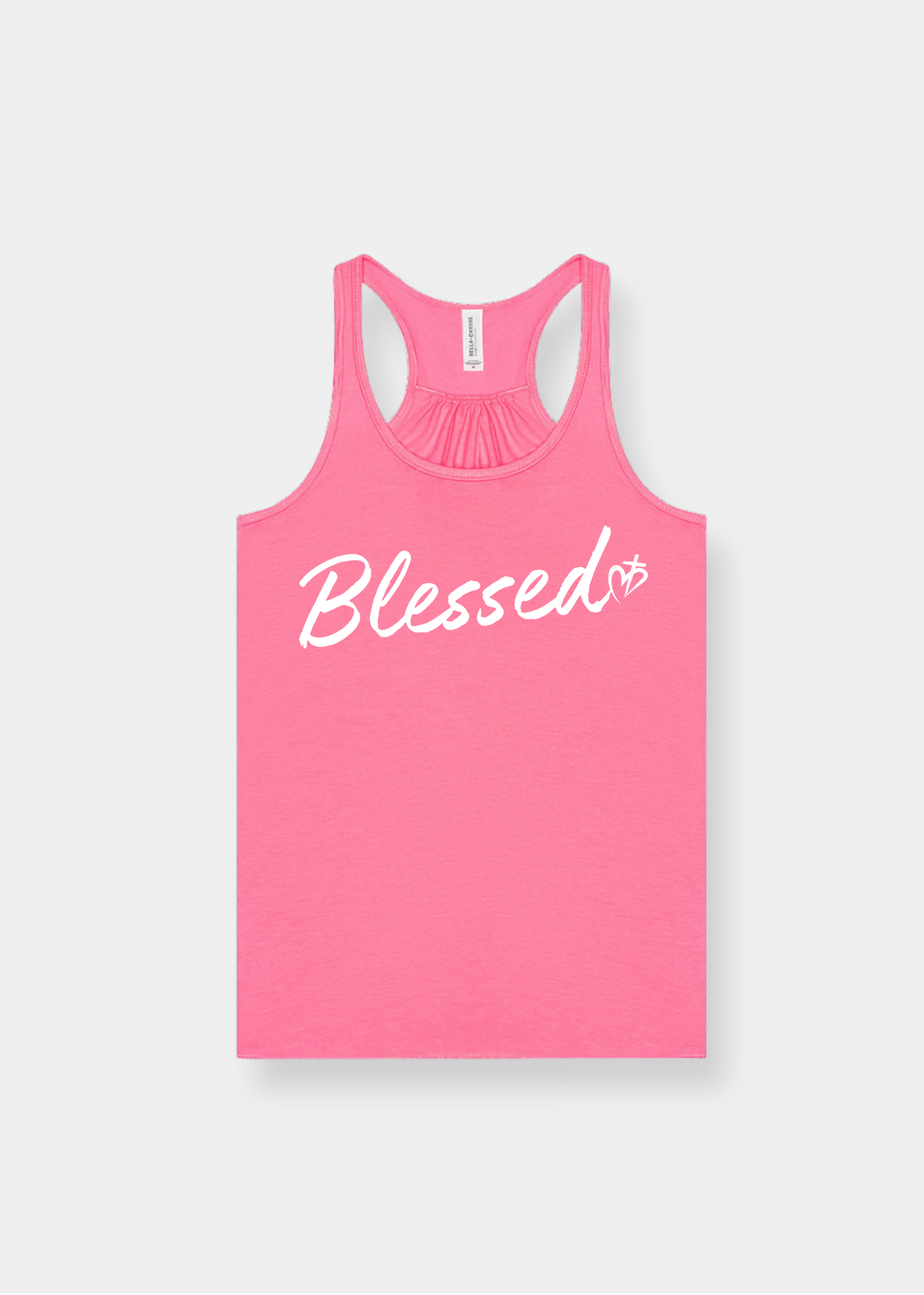 Women's Flowy Racerback Tank - Hot Pink
