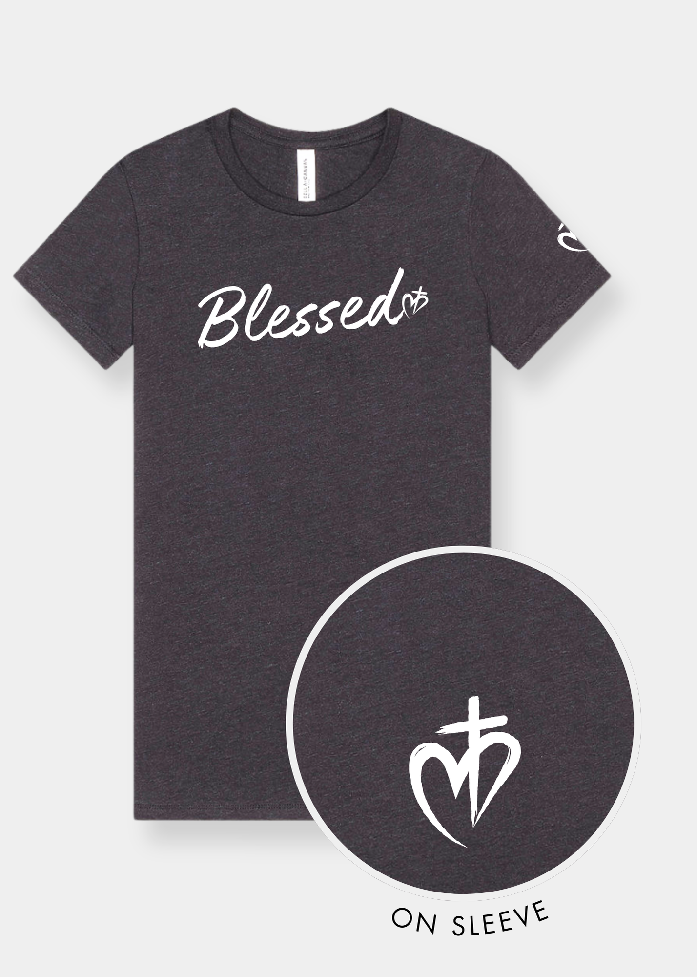 Women's Slim Fit Tee - Dark Gray Heather