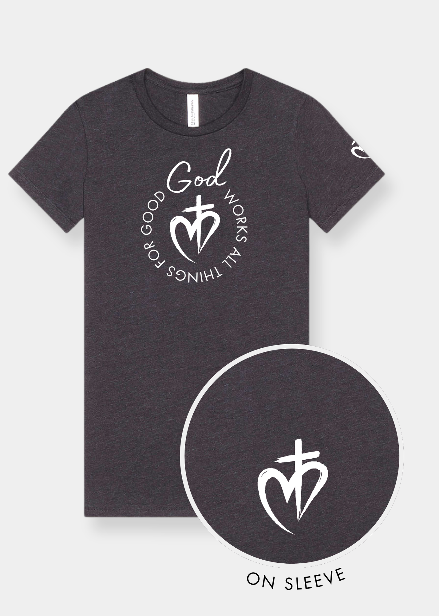 Women's Slim Fit Tee - Dark Gray Heather