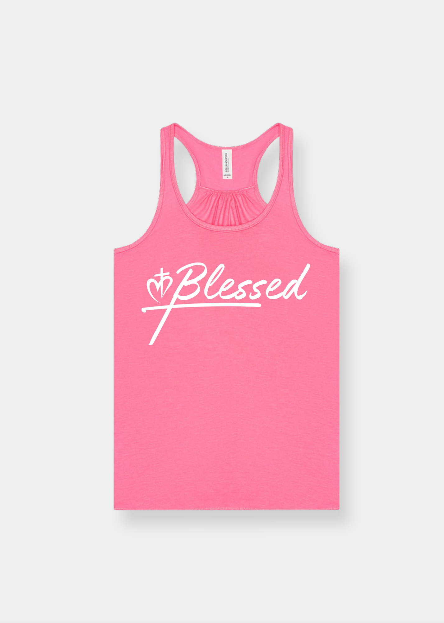 Women's Flowy Racerback Tank - Hot Pink