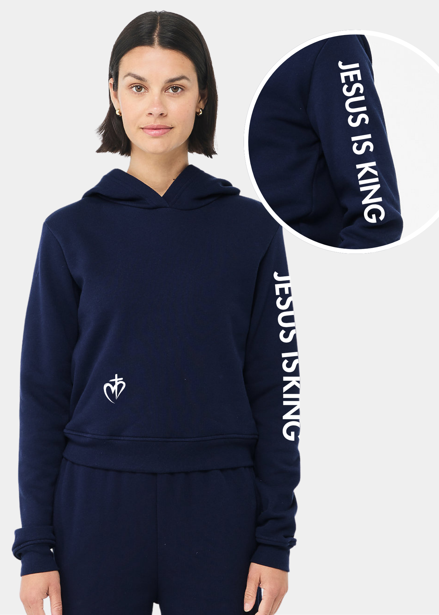 Women's Classic Pullover Hoodie - Navy