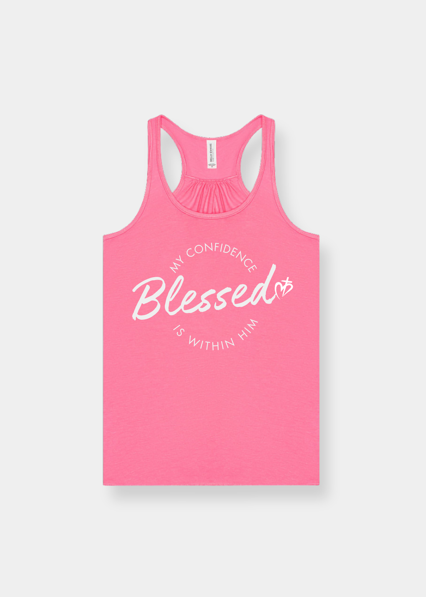 Women's Flowy Racerback Tank - Hot Pink