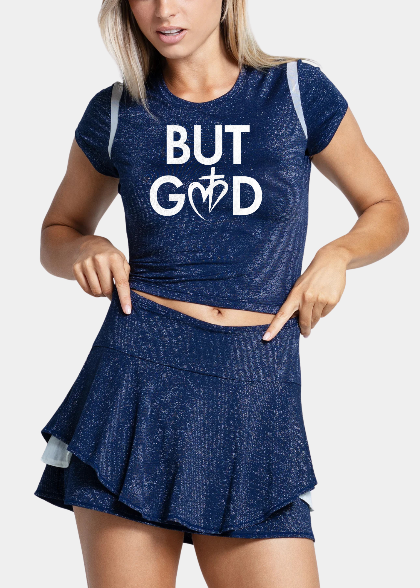 Lucky in Love Shimmer Slim Tee
