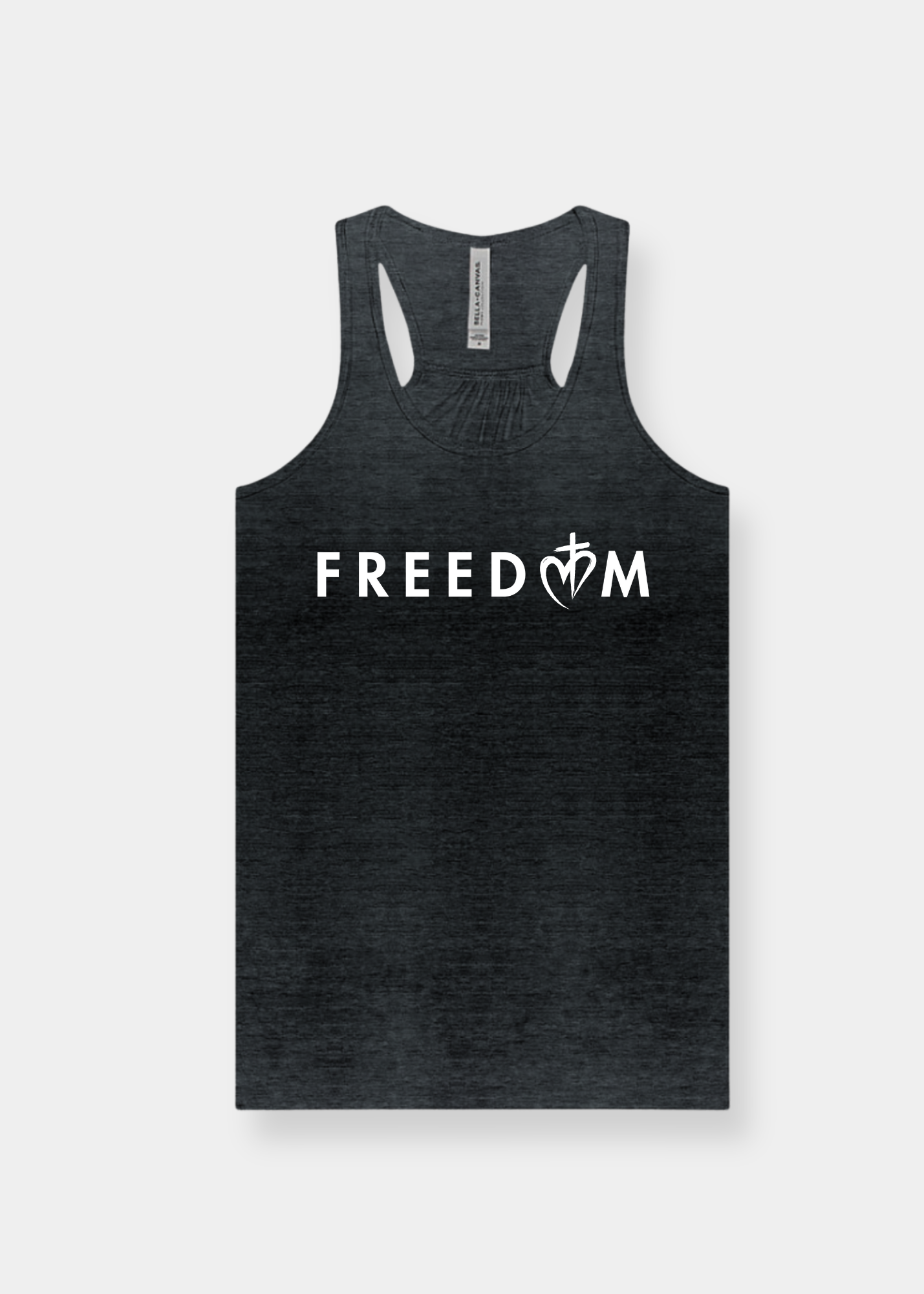 Women's Flowy Racerback Tank - FREEDOM