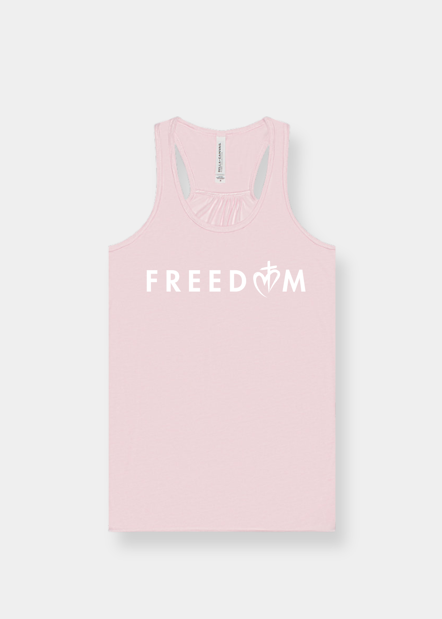 Women's Flowy Racerback Tank - FREEDOM