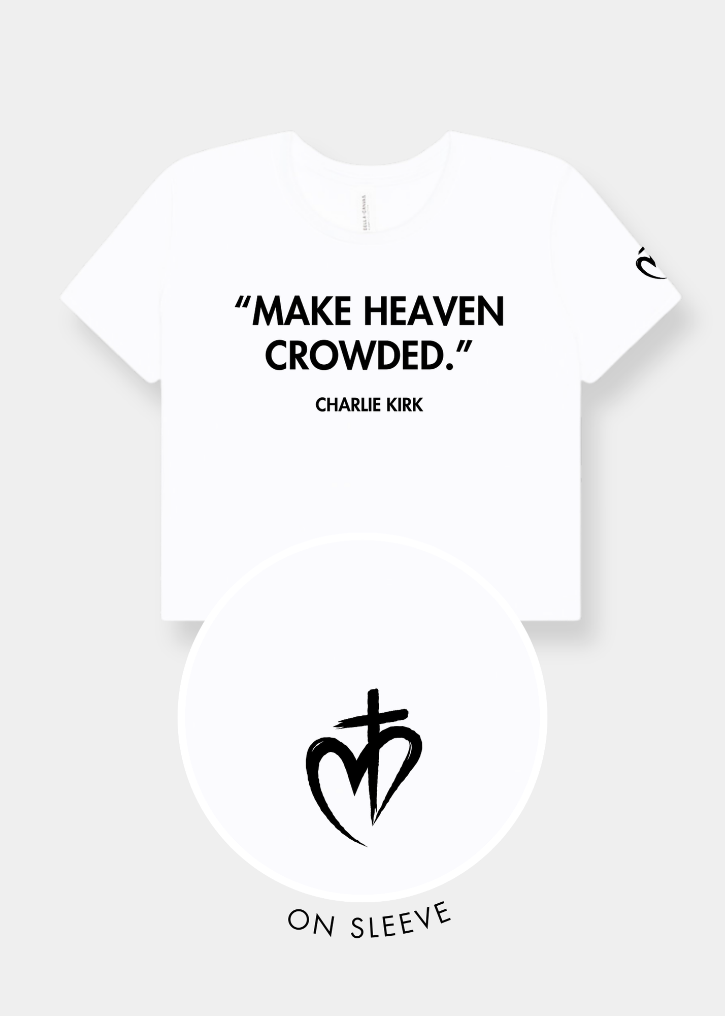 Women's Flowy Cropped Tee - FREEDOM