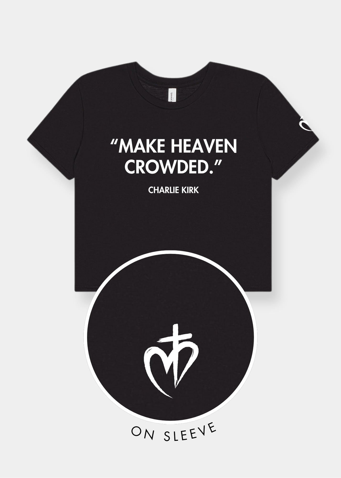 Women's Flowy Cropped Tee - FREEDOM
