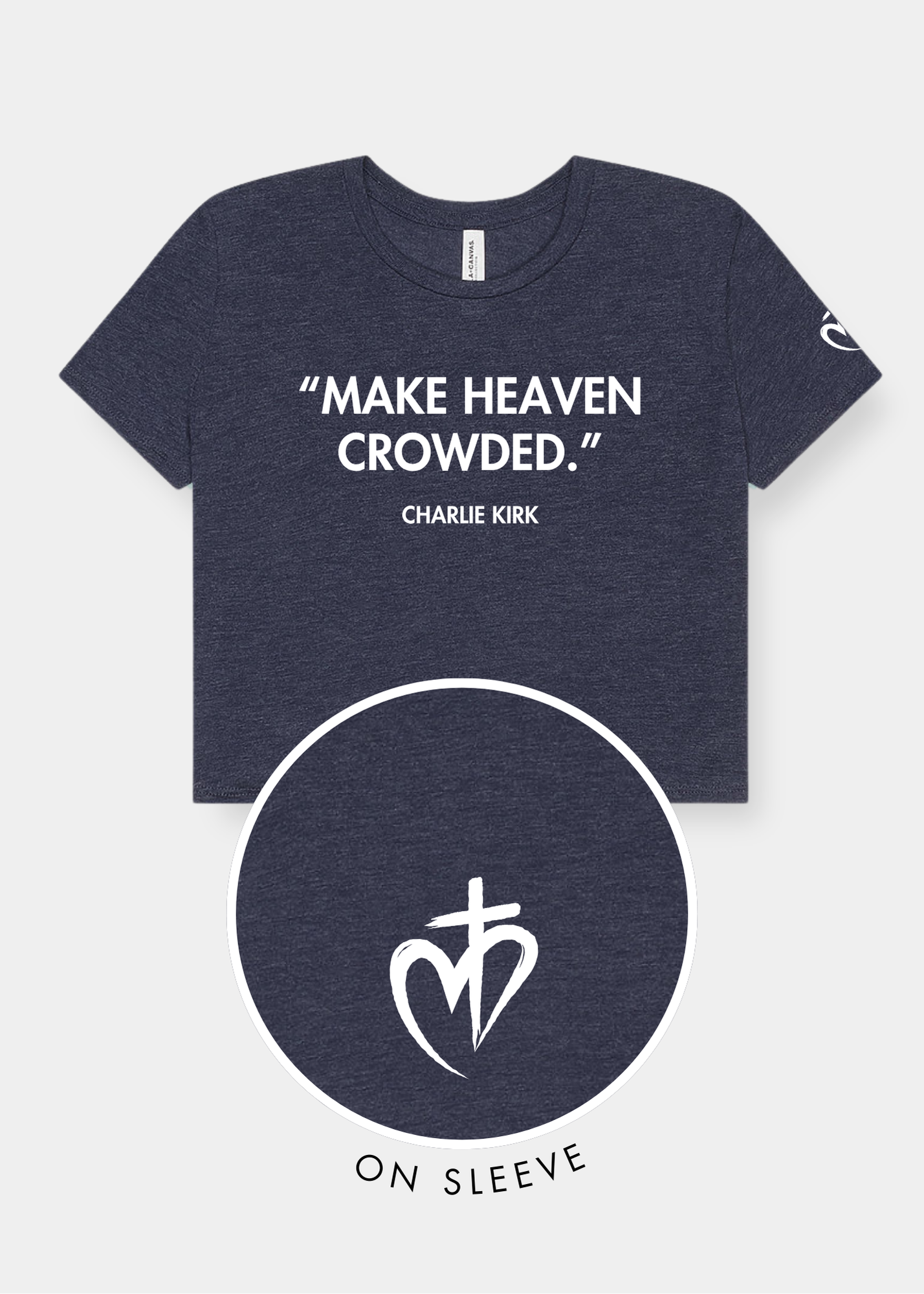 Women's Flowy Cropped Tee - FREEDOM