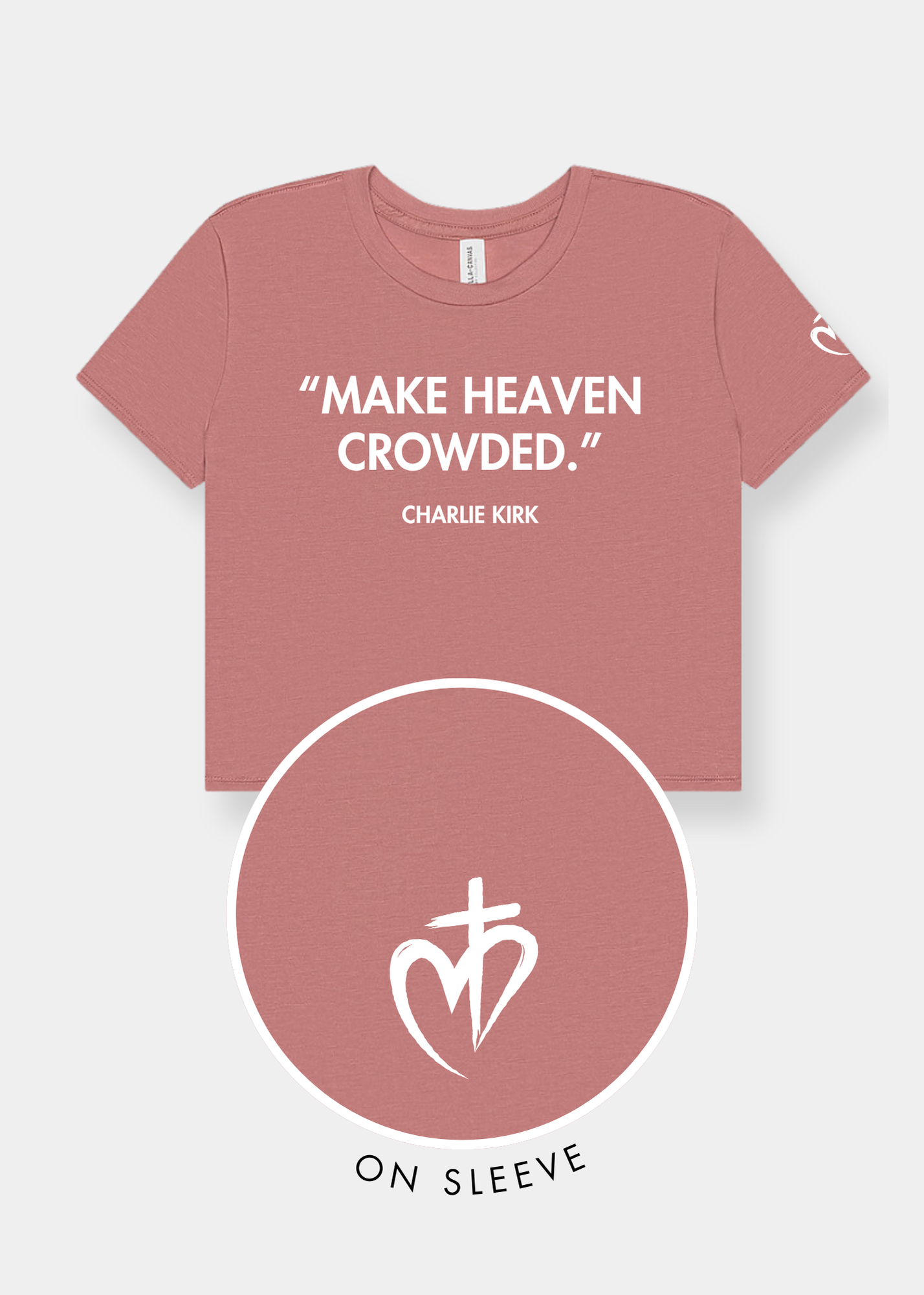 Women's Flowy Cropped Tee - FREEDOM
