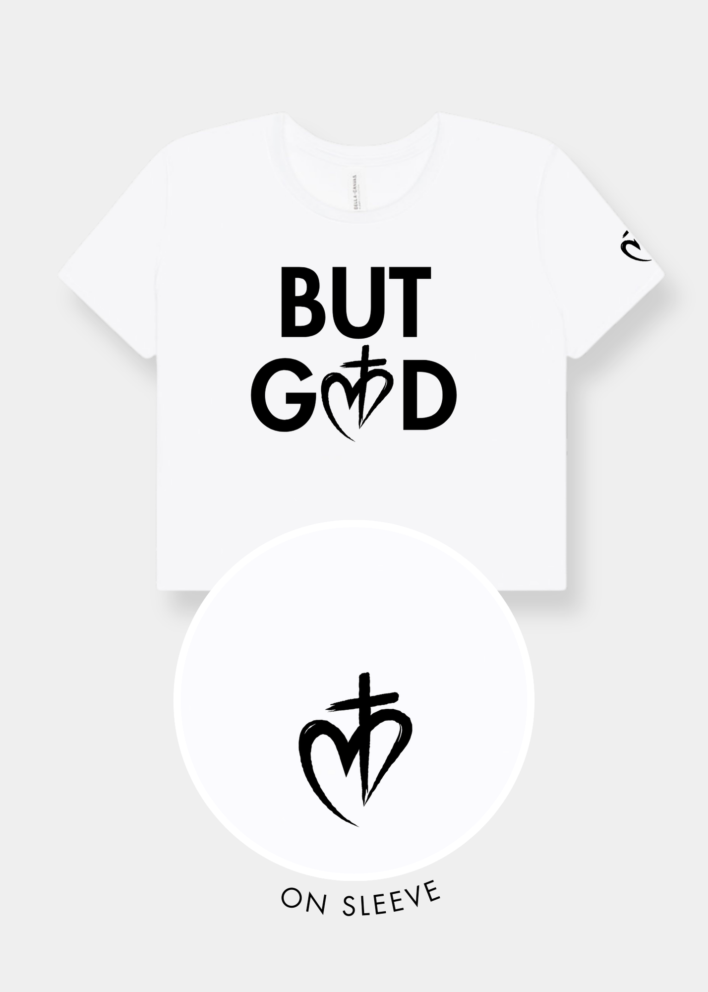 Women's Flowy Cropped Tee - White