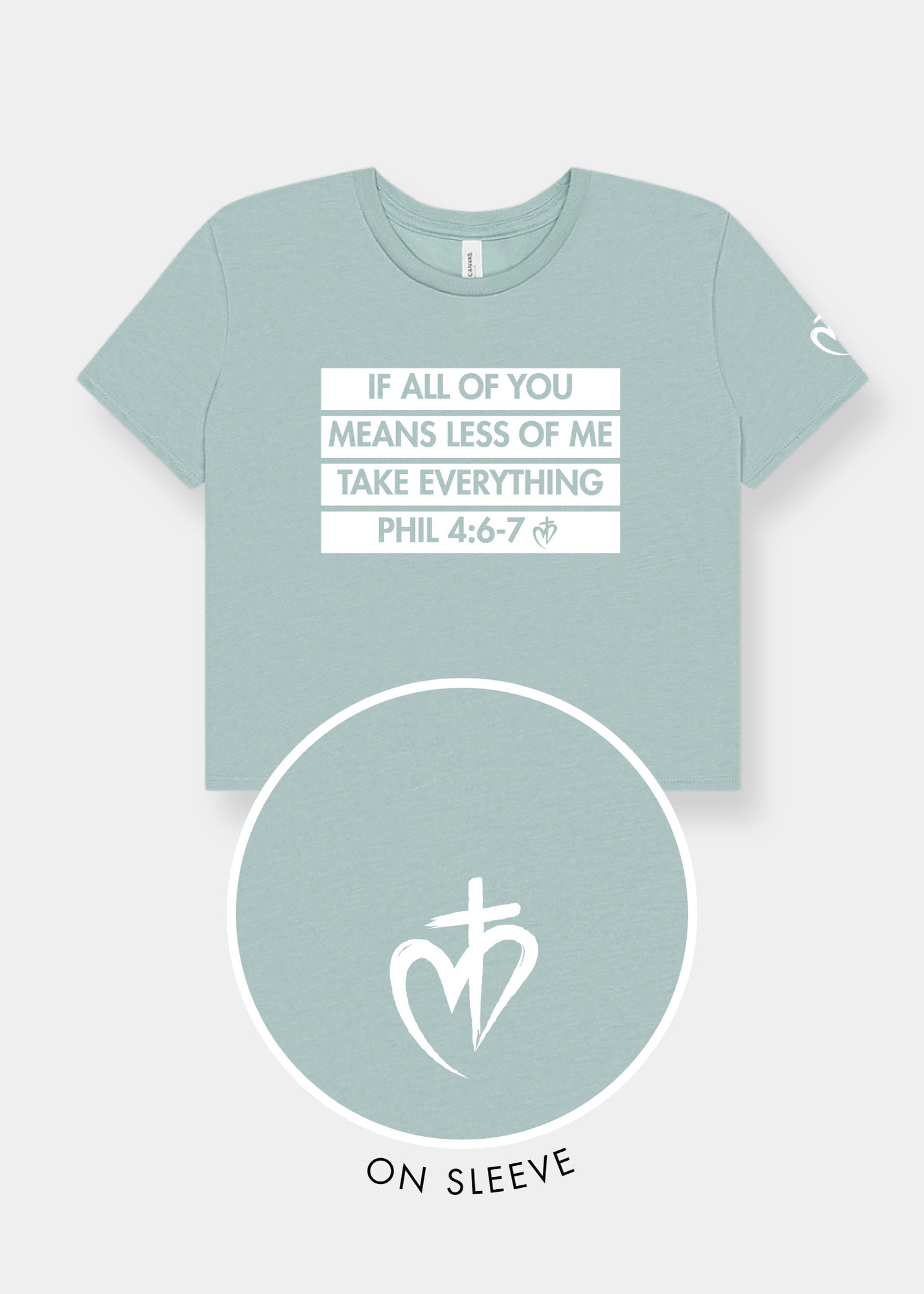 Women's Flowy Cropped Tee - FREEDOM