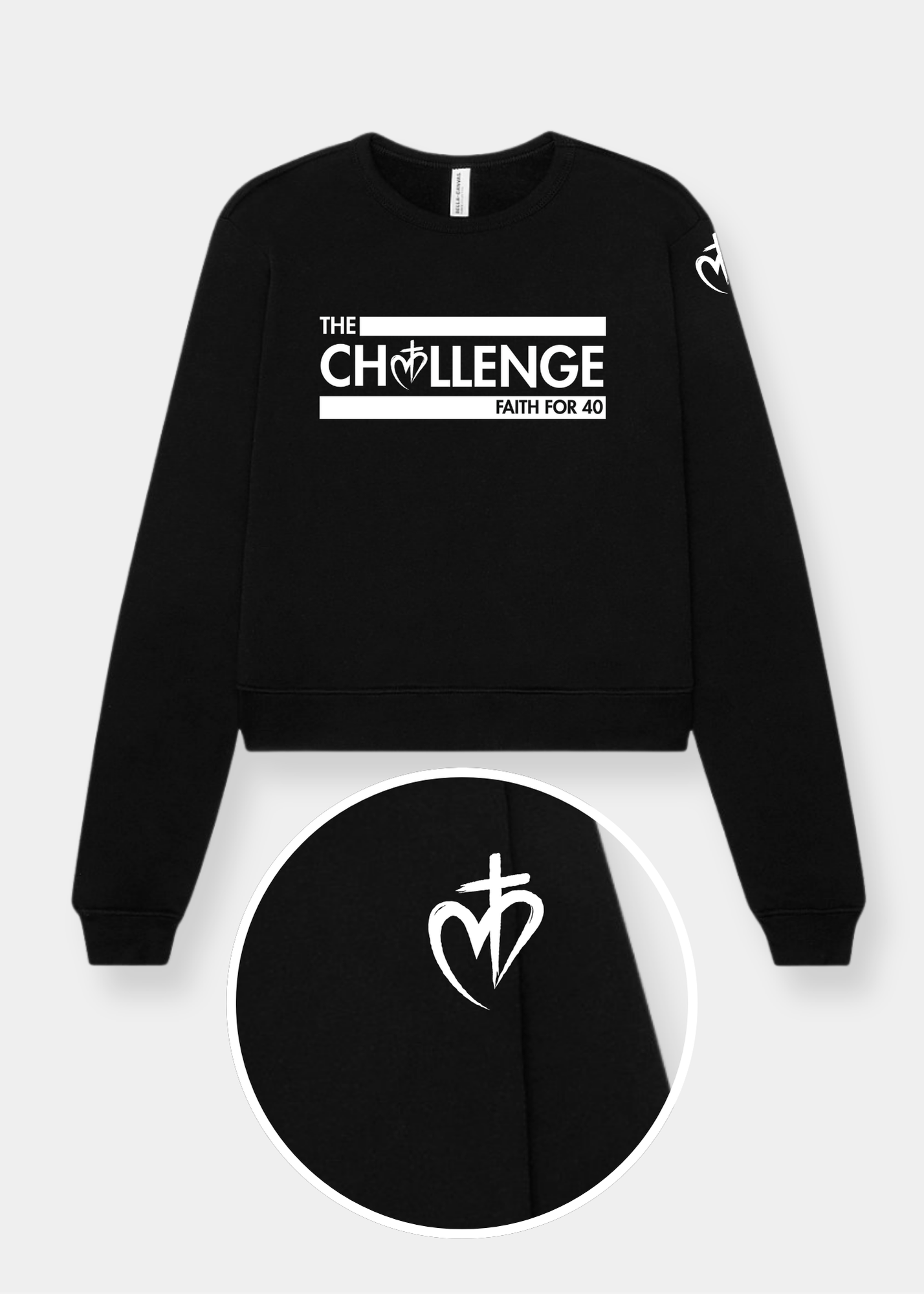Women's Classic Crewneck Sweatshirt - FAITH FOR 40 CHALLENGE