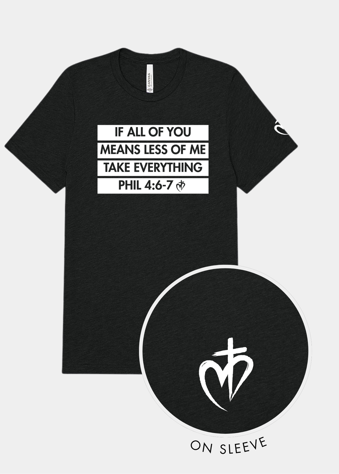 Freedom Unisex Triblend Tee - Charcoal Black + White Print