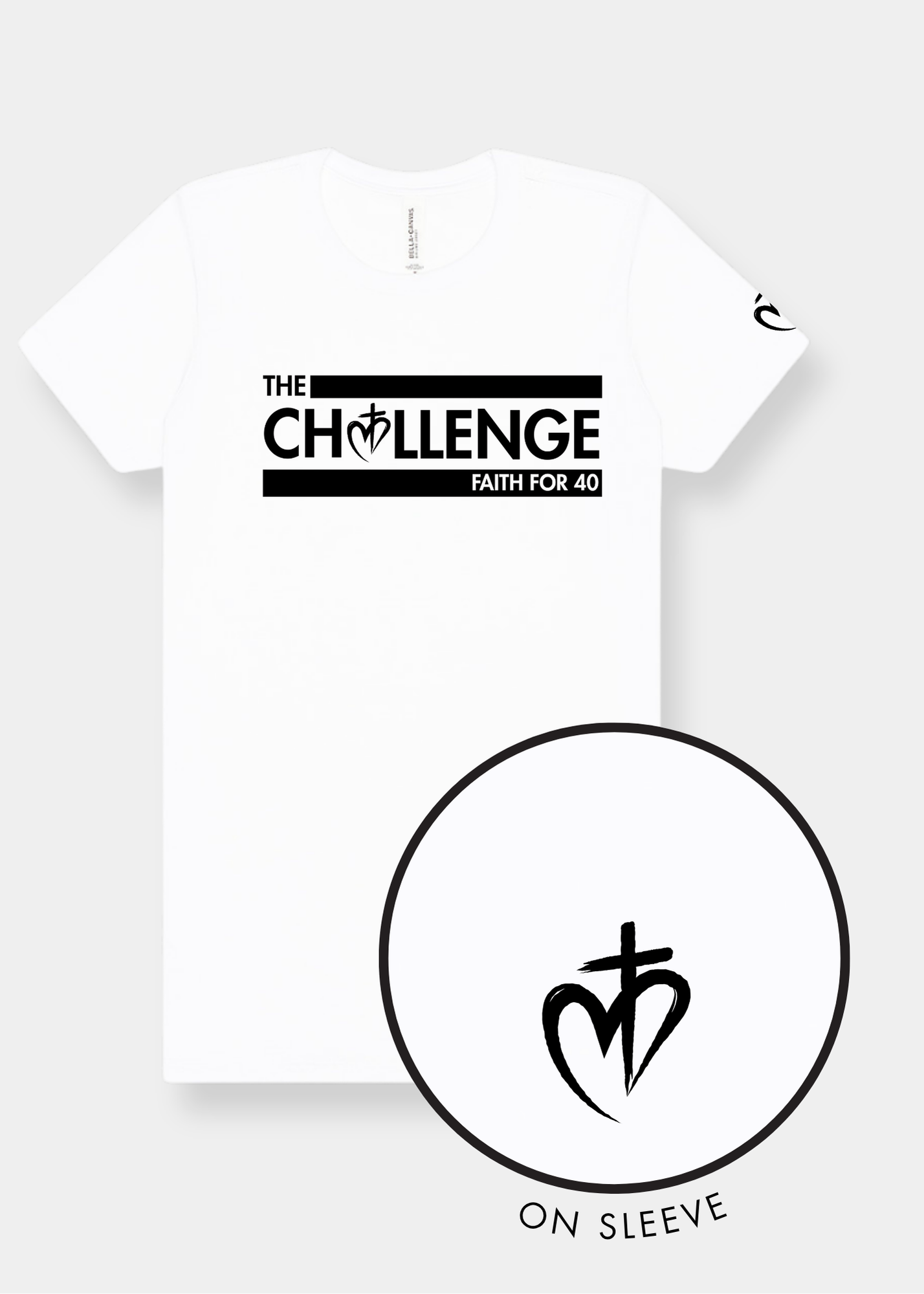 Women's Slim Fit Tee - FAITH FOR 40 CHALLENGE