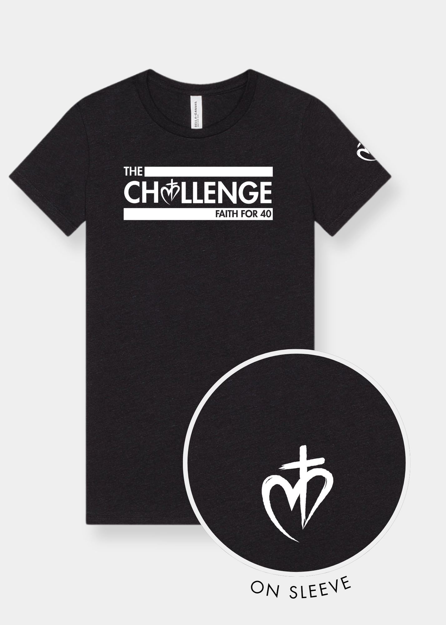 Women's Slim Fit Tee - FAITH FOR 40 CHALLENGE