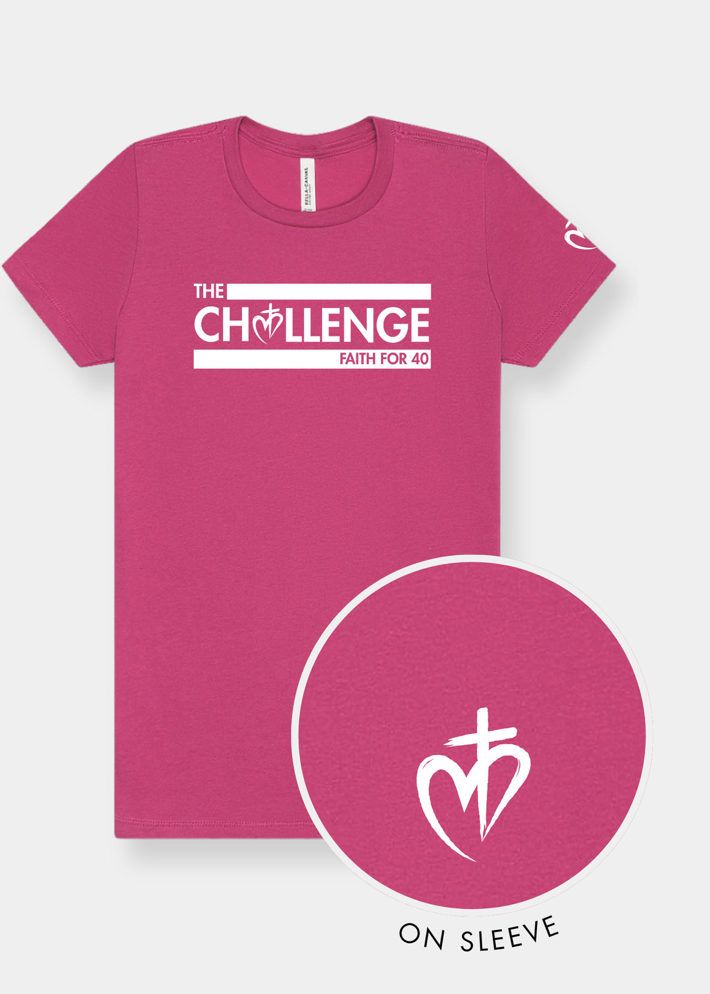 Women's Slim Fit Tee - FAITH FOR 40 CHALLENGE