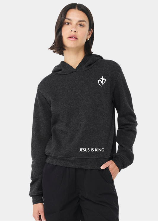 Women's Classic Pullover Hoodie - Dark Heather Gray