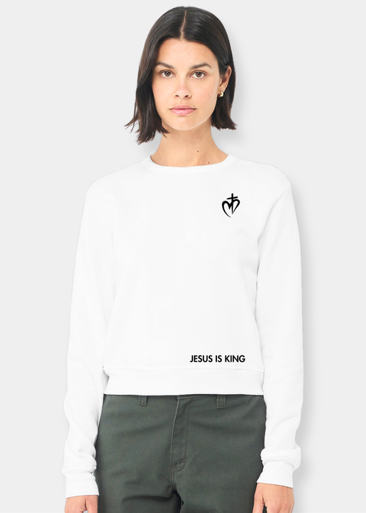 Women's Classic Crewneck Sweatshirt - White