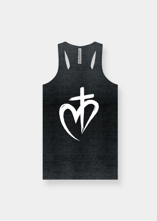 Women's Flowy Racerback Tank - Gray